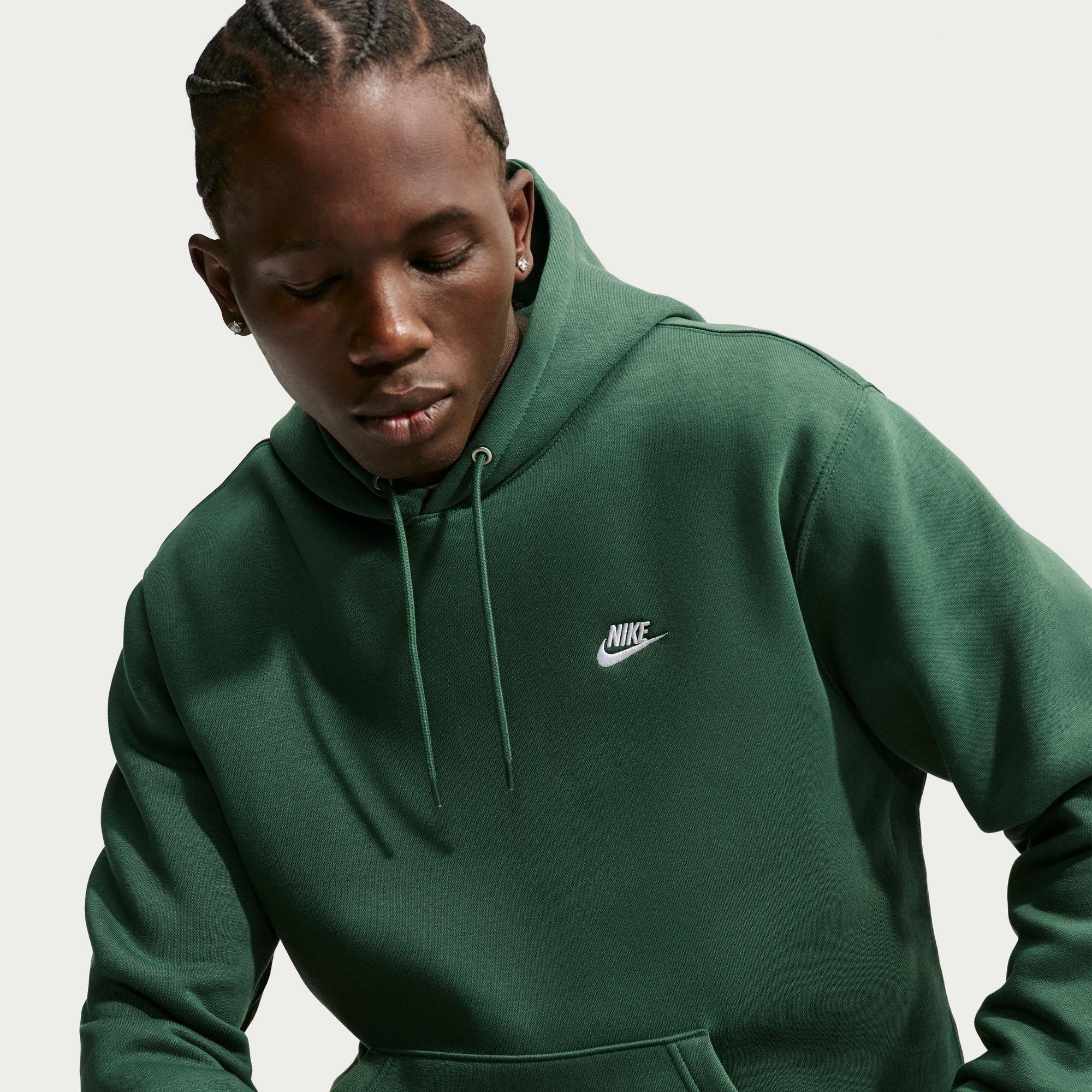 Mikina Nike Forest Green 7203740 Sportswear Club Fleece Pullover Hoodie Mens - 2