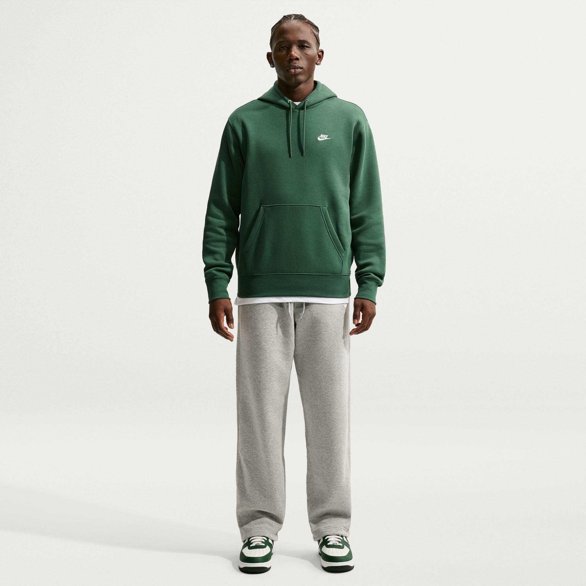 Mikina Nike Forest Green 7203740 Sportswear Club Fleece Pullover Hoodie Mens - 6