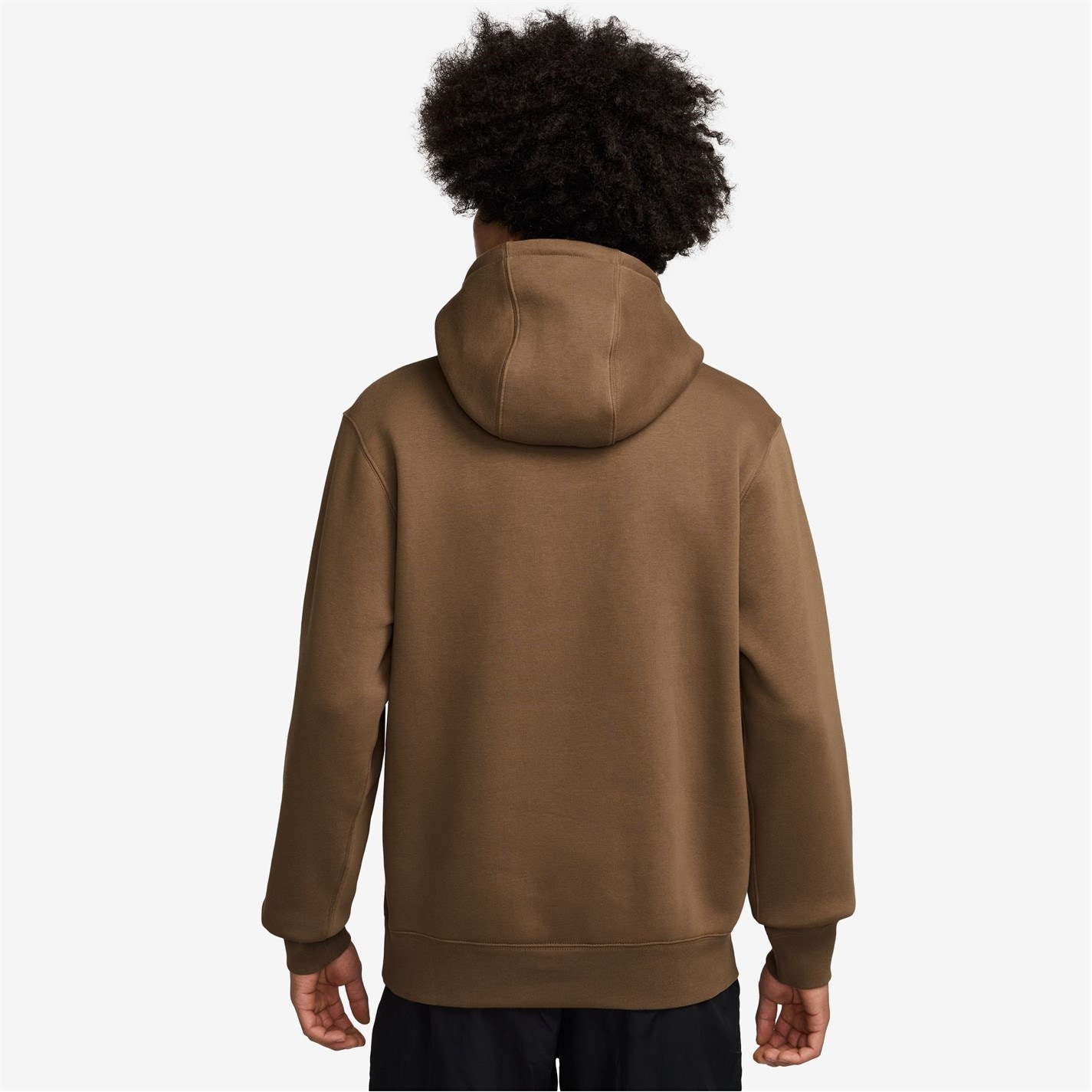 Mikina Nike Mosswood Brown 4827930 Sportswear Club Fleece Pullover Hoodie Mens - 2