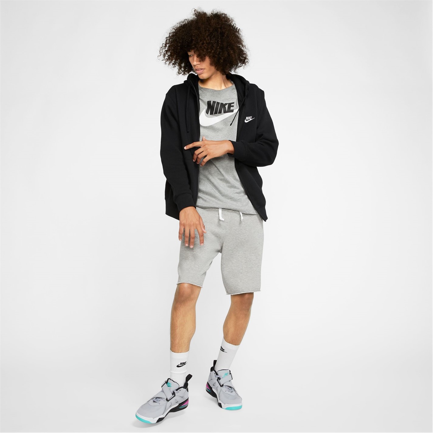 Mikina Nike Black 9482567 Sportswear Club Fleece Men's Full-Zip Hoodie - 12