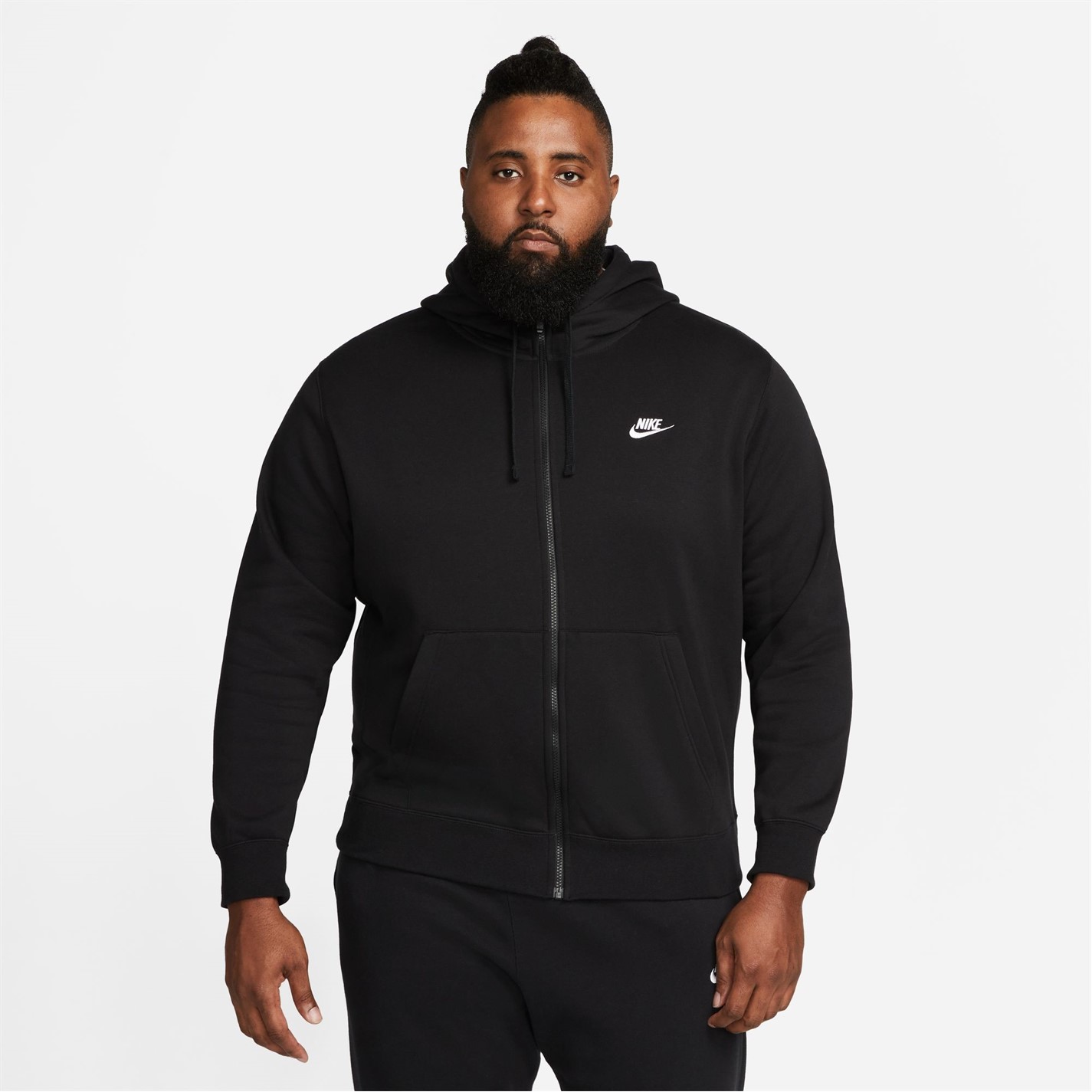 Mikina Nike Black 9482567 Sportswear Club Fleece Men's Full-Zip Hoodie - 13