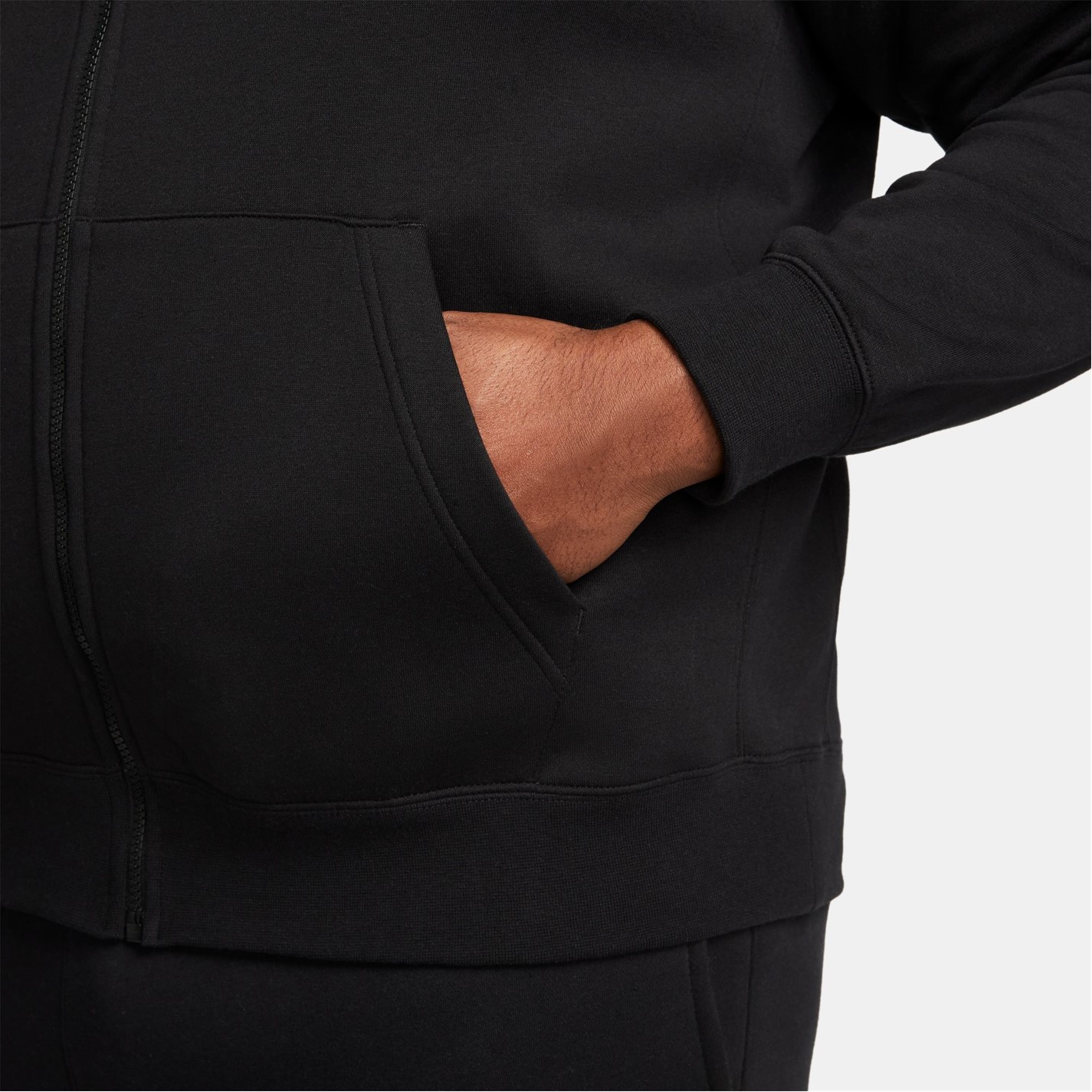 Mikina Nike Black 9482567 Sportswear Club Fleece Men's Full-Zip Hoodie - 16