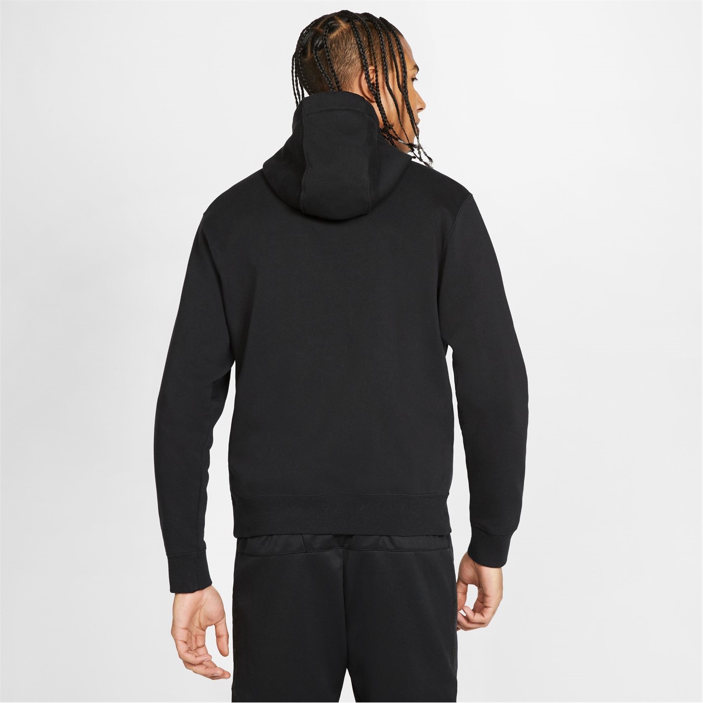 Mikina Nike Black 9482567 Sportswear Club Fleece Men's Full-Zip Hoodie - 4