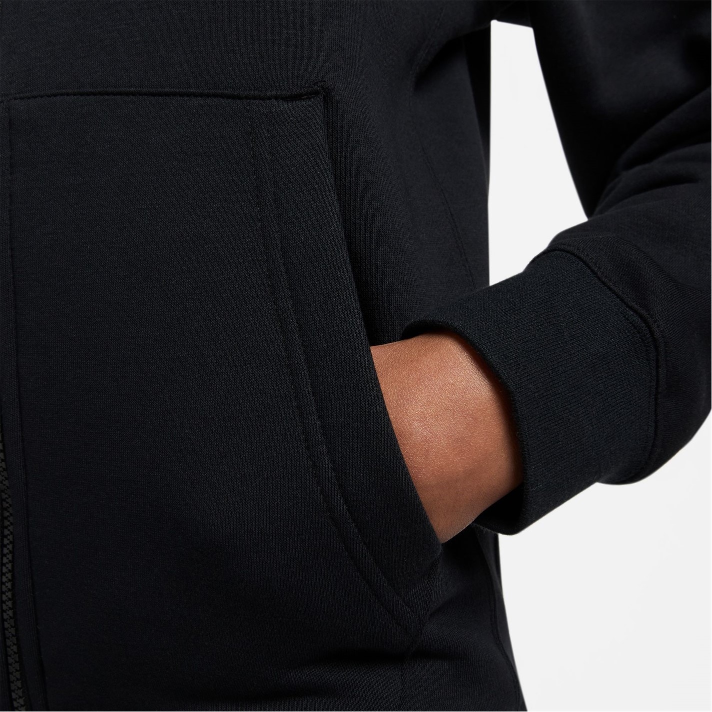 Mikina Nike Black 9482567 Sportswear Club Fleece Men's Full-Zip Hoodie - 5