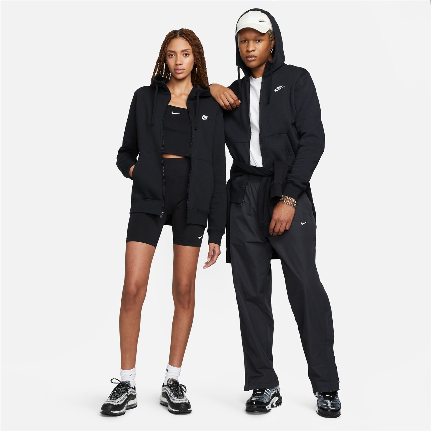 Mikina Nike Black 9482567 Sportswear Club Fleece Men's Full-Zip Hoodie - 10