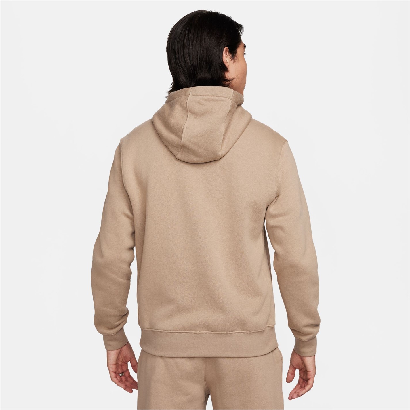 Mikina Nike Khaki 707046 Sportswear Club Fleece Men's Full-Zip Hoodie - 2