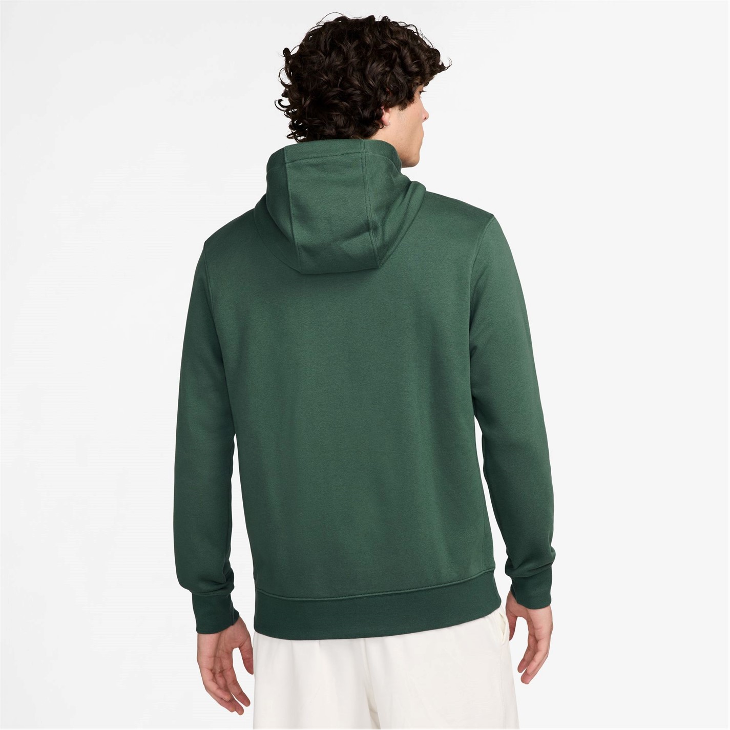 Mikina Nike Green 4955592 Sportswear Club Fleece Men's Full-Zip Hoodie - 2