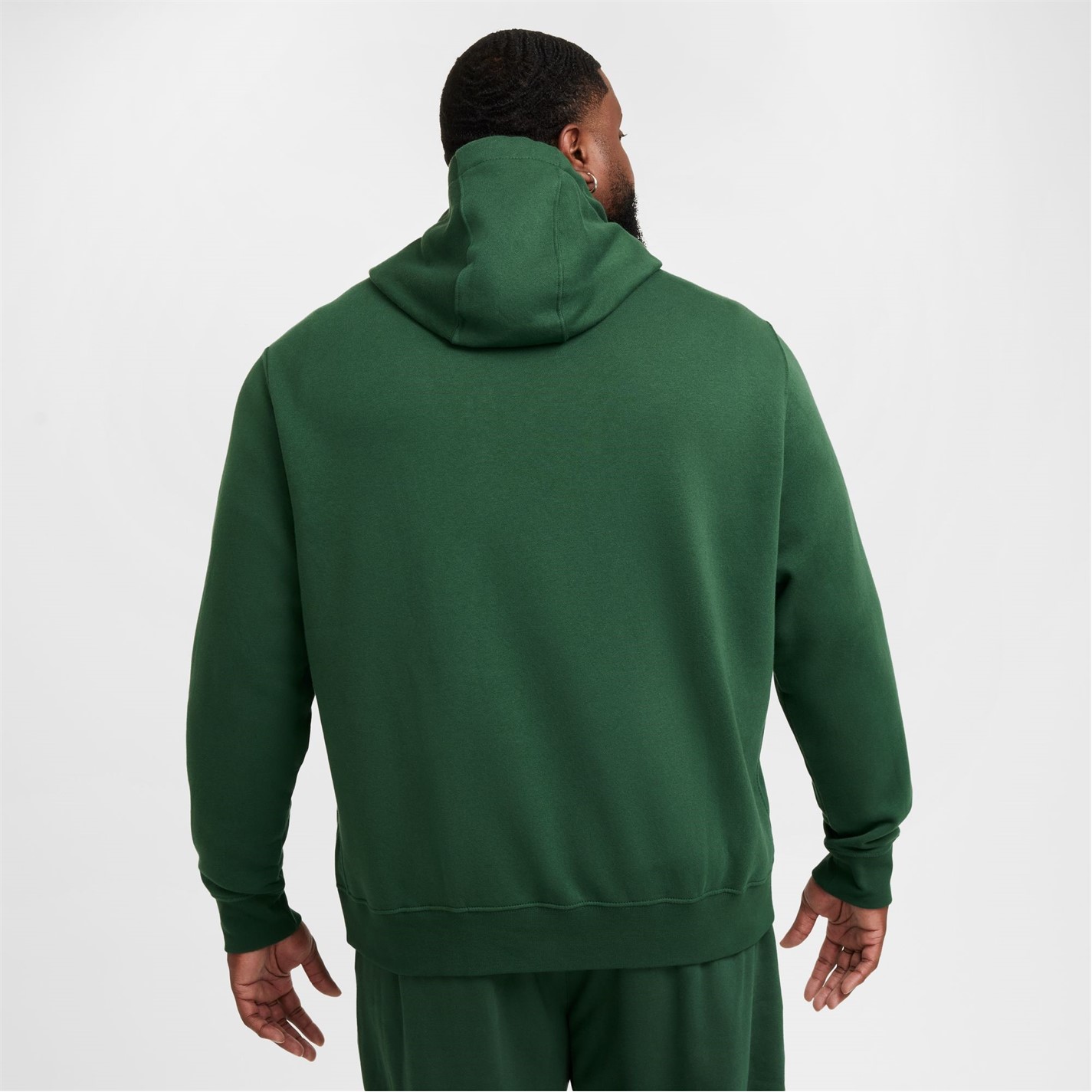 Mikina Nike Green 4955592 Sportswear Club Fleece Men's Full-Zip Hoodie - 5