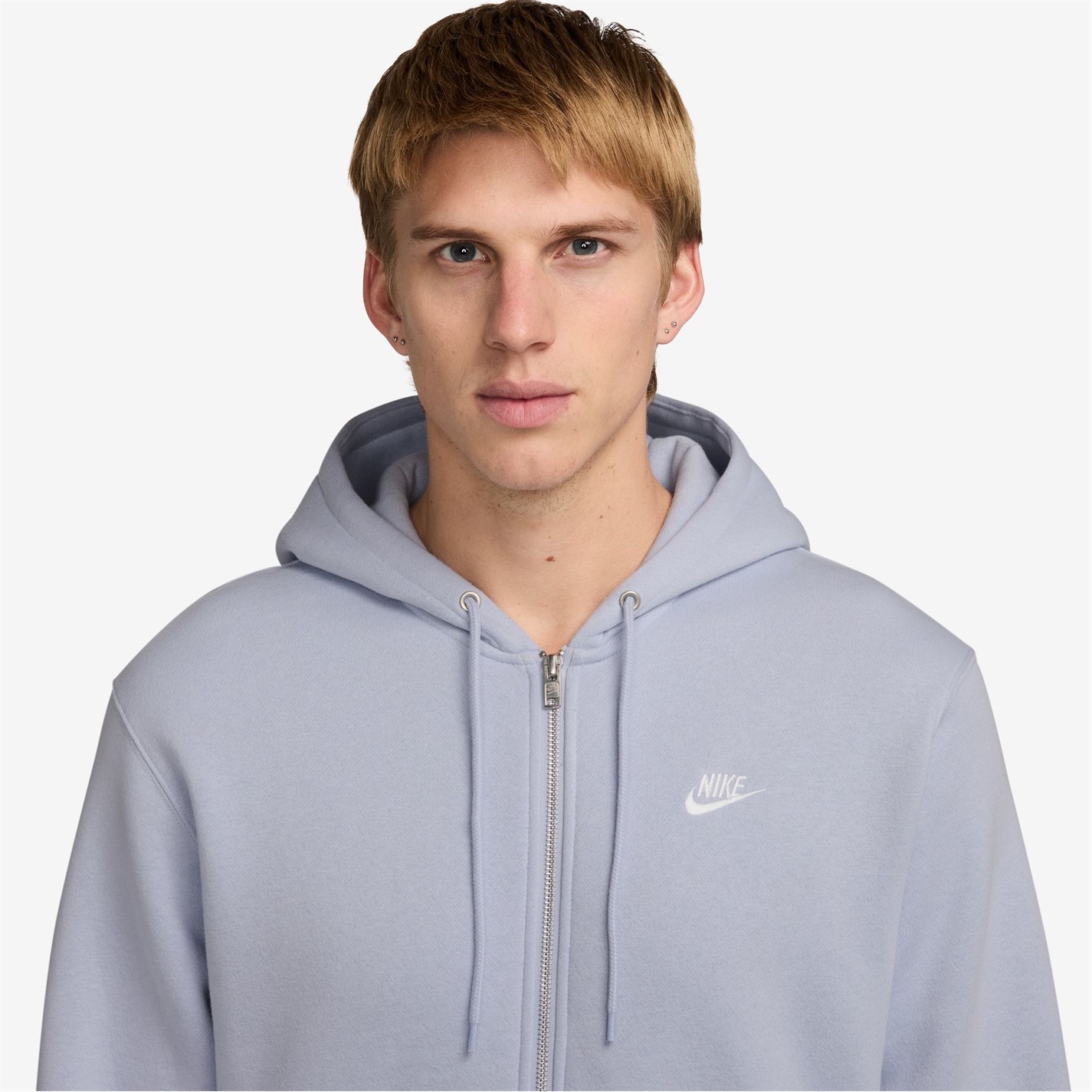 Mikina Nike Ghost 1405807 Sportswear Club Fleece Men's Full-Zip Hoodie - 3