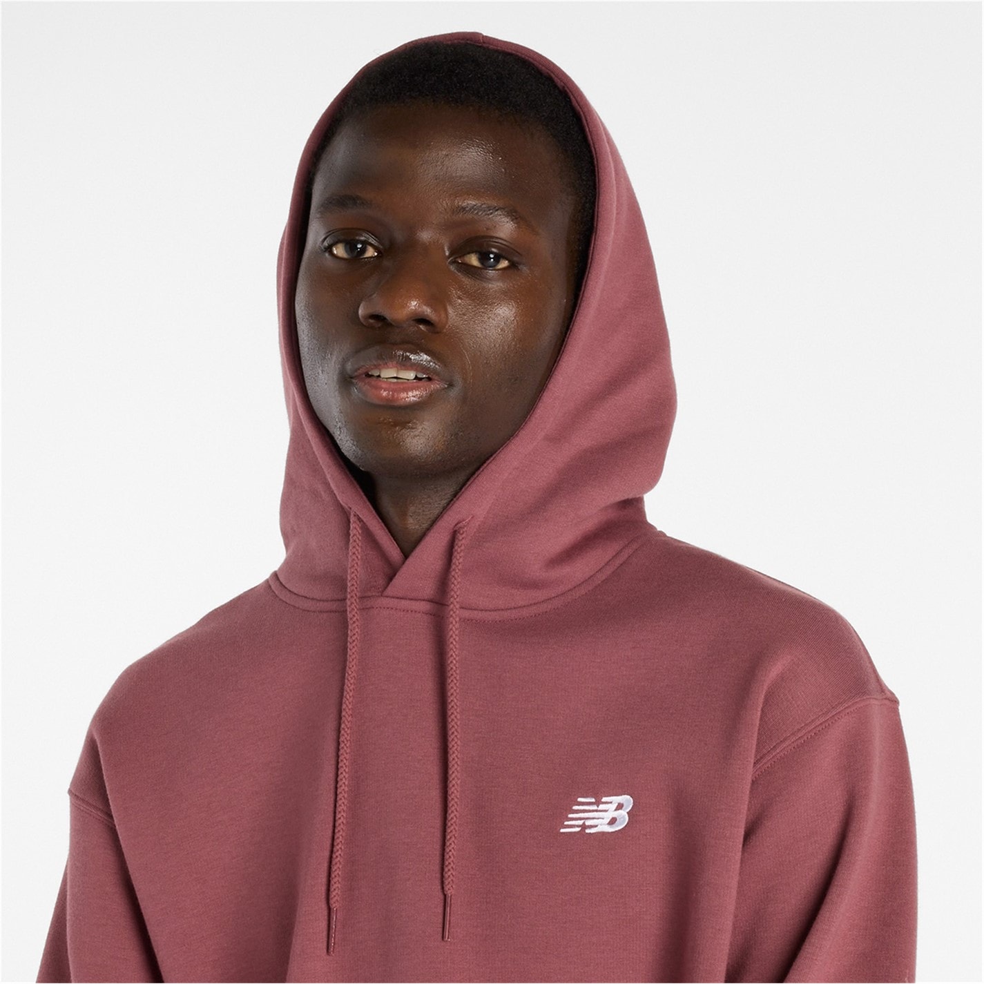 Mikina New Balance Burgundy 6984785 Men's Fleece Hoodie - 2