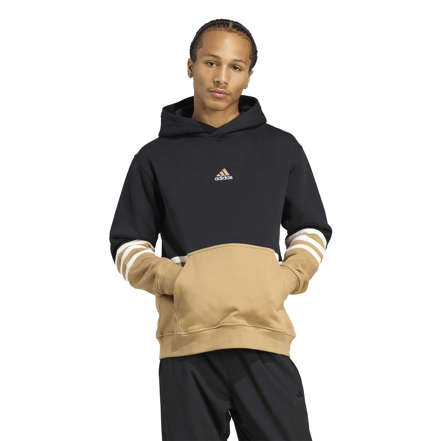 Mikina adidas Black 697616 Men's Archive Over The Head Hoodie - 2