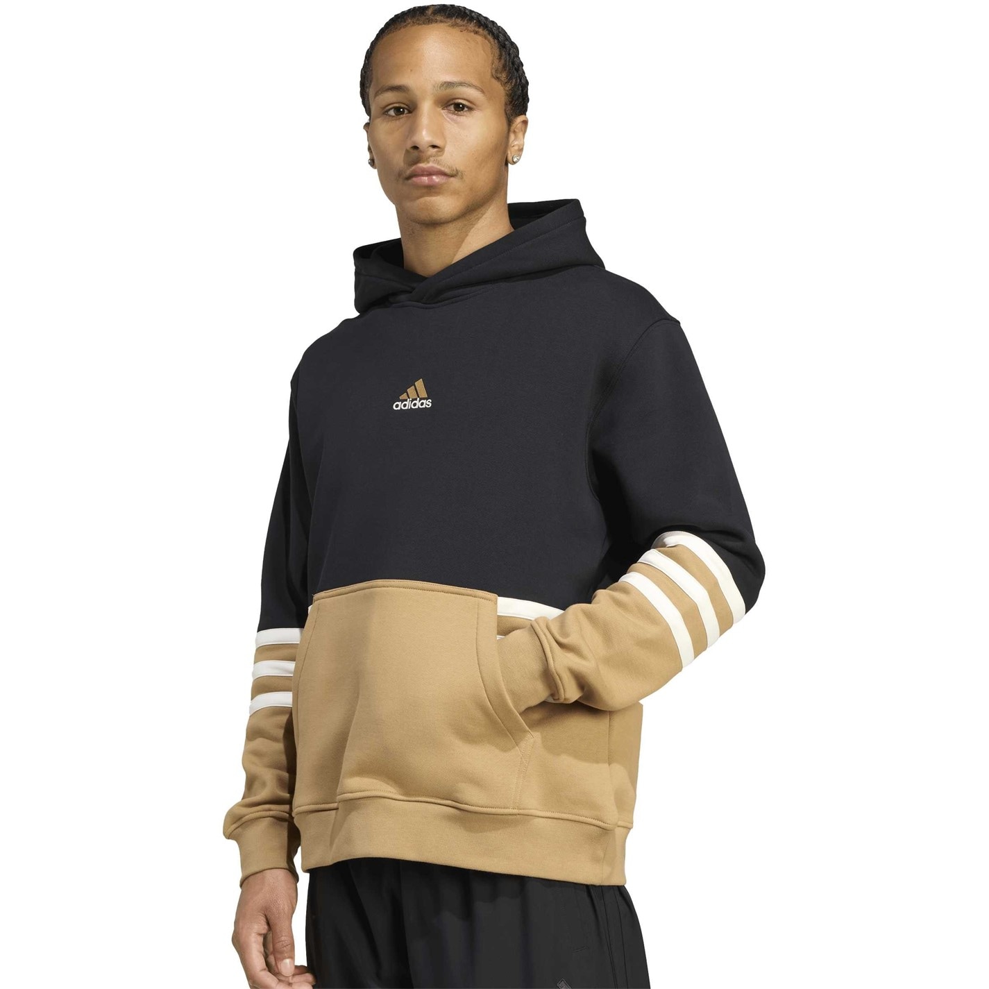 Mikina adidas Black 697616 Men's Archive Over The Head Hoodie - 5