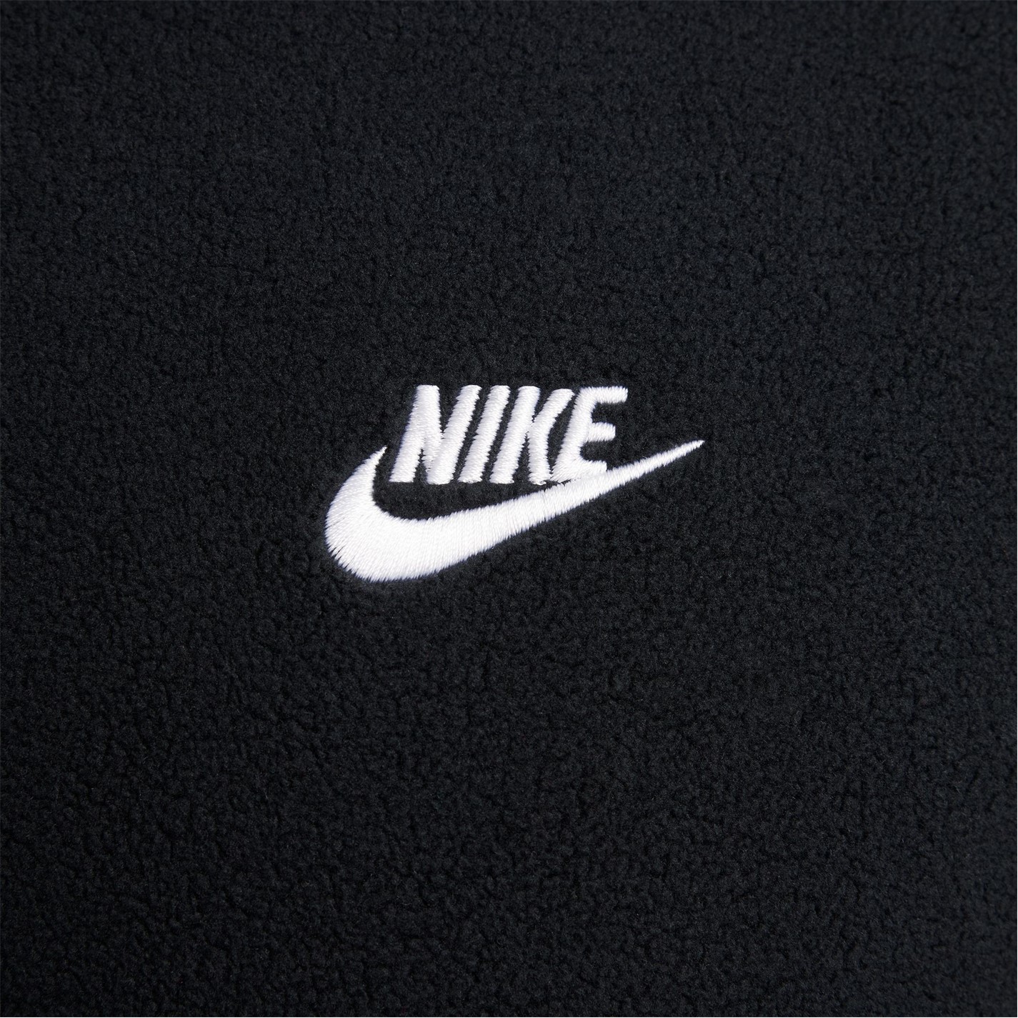 Mikina Nike Black 838725 Men's Club Winterised Pullover Hoodie - 11
