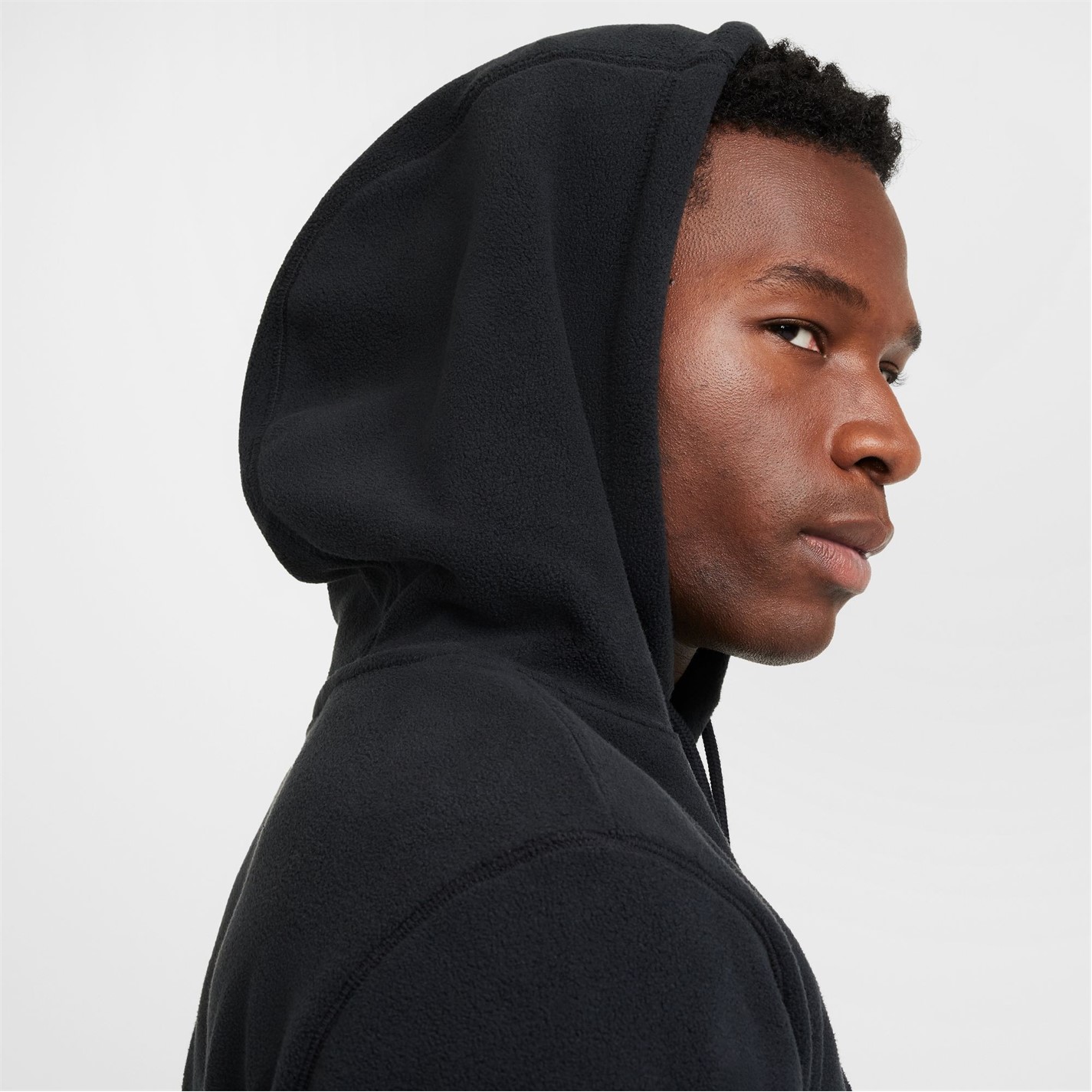 Mikina Nike Black 838725 Men's Club Winterised Pullover Hoodie - 6