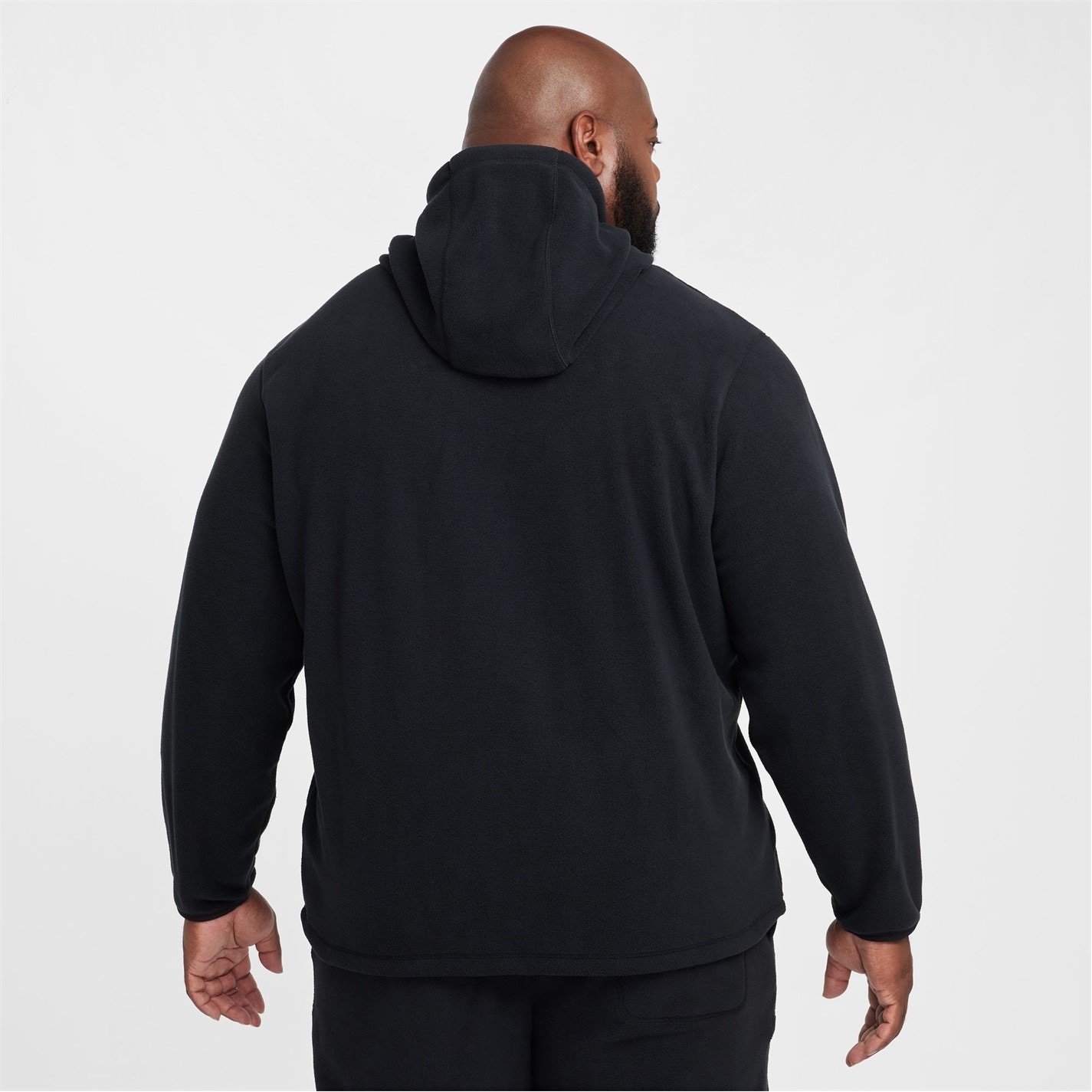 Mikina Nike Black 838725 Men's Club Winterised Pullover Hoodie - 9