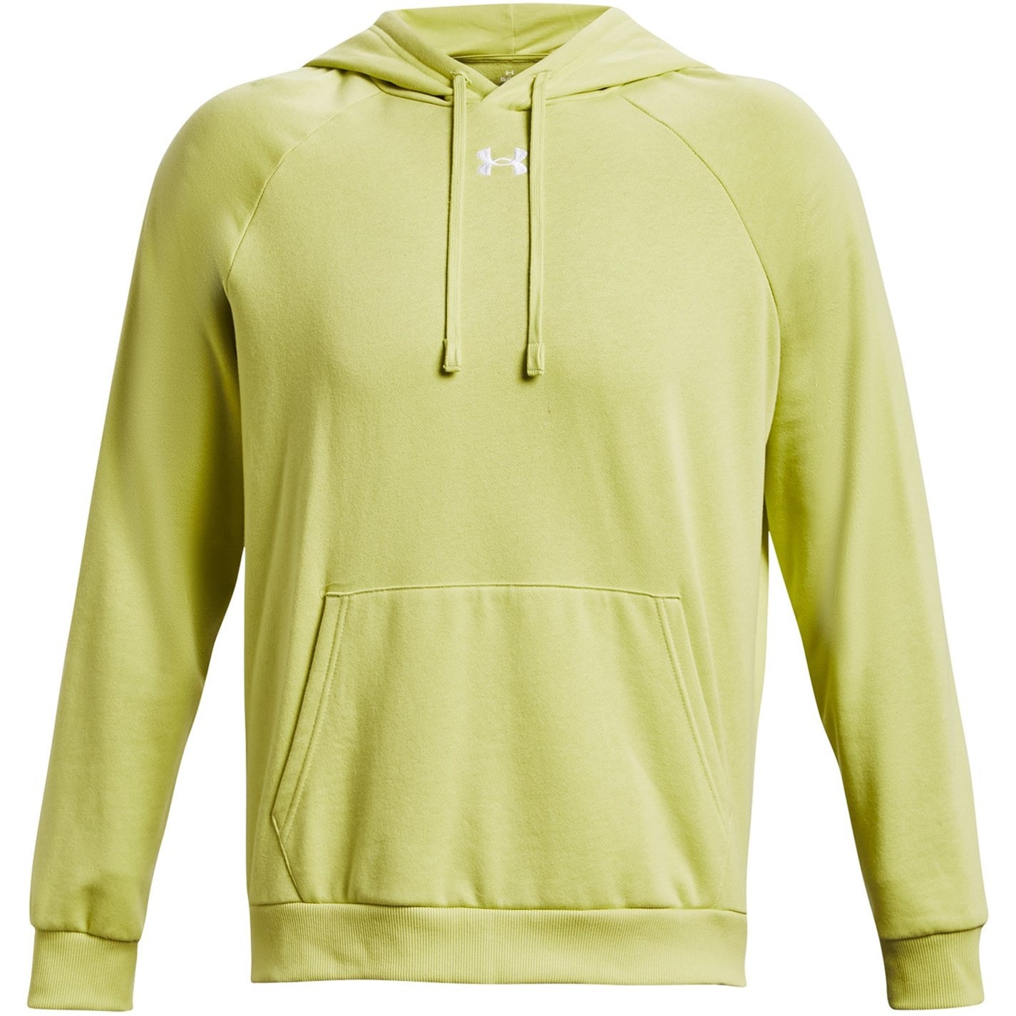 Mikina Under Armour LIME YELLOW 5246345 Men's Rival Hoodie - 1