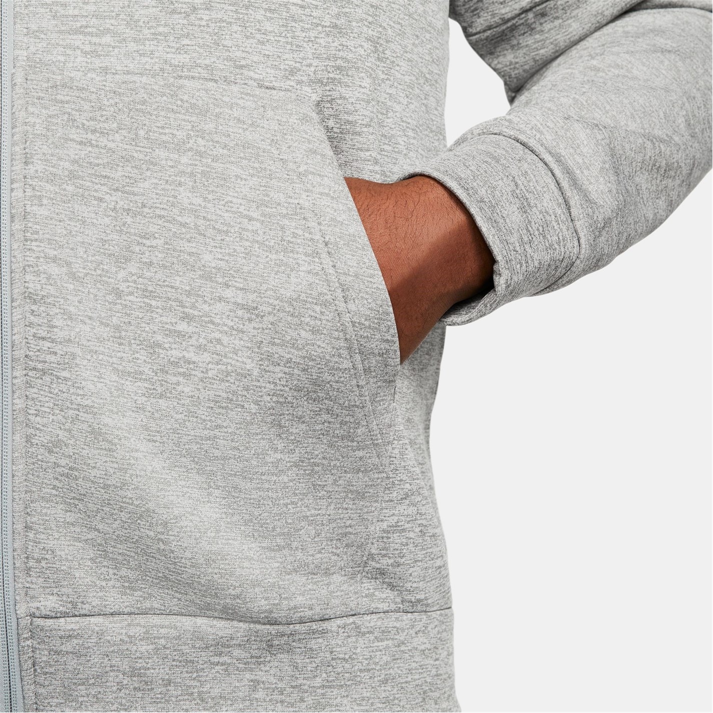 Mikina Nike Grey 2180188 Dri-FIT Men's Full-Zip Training Hoodie - 6