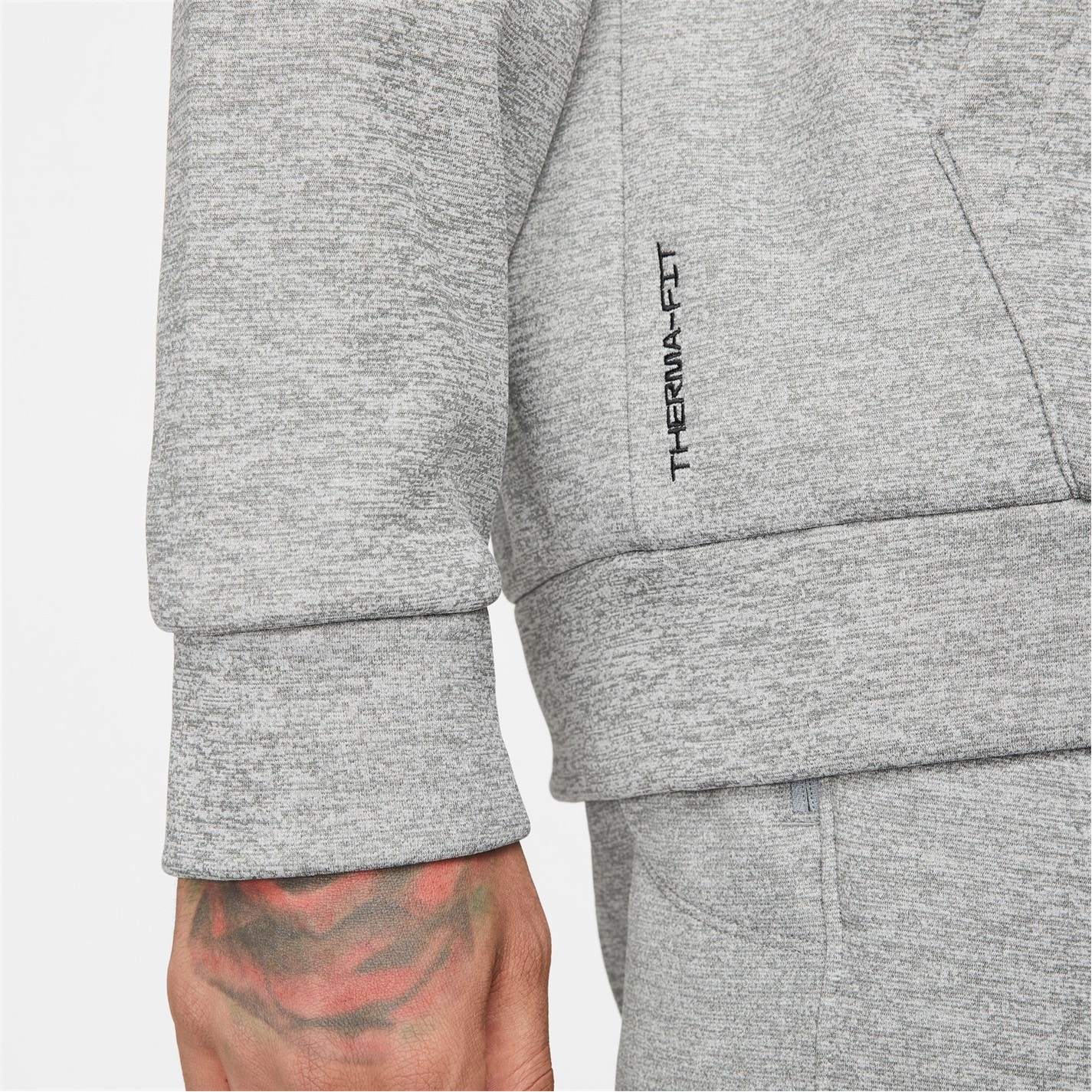Mikina Nike Grey 2180188 Dri-FIT Men's Full-Zip Training Hoodie - 8