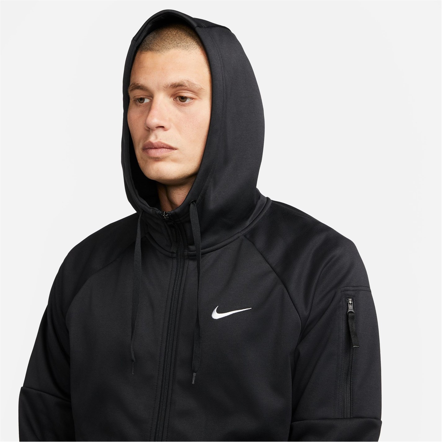 Mikina Nike Black 5023166 Dri-FIT Men's Full-Zip Training Hoodie - 3