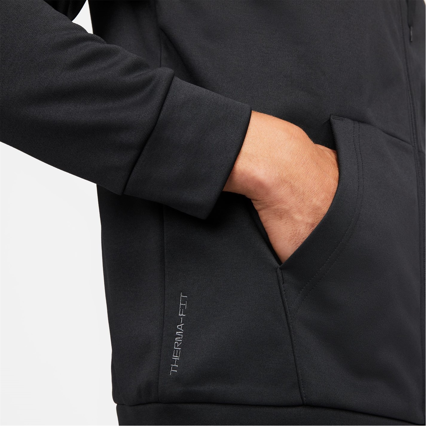 Mikina Nike Black 5023166 Dri-FIT Men's Full-Zip Training Hoodie - 4