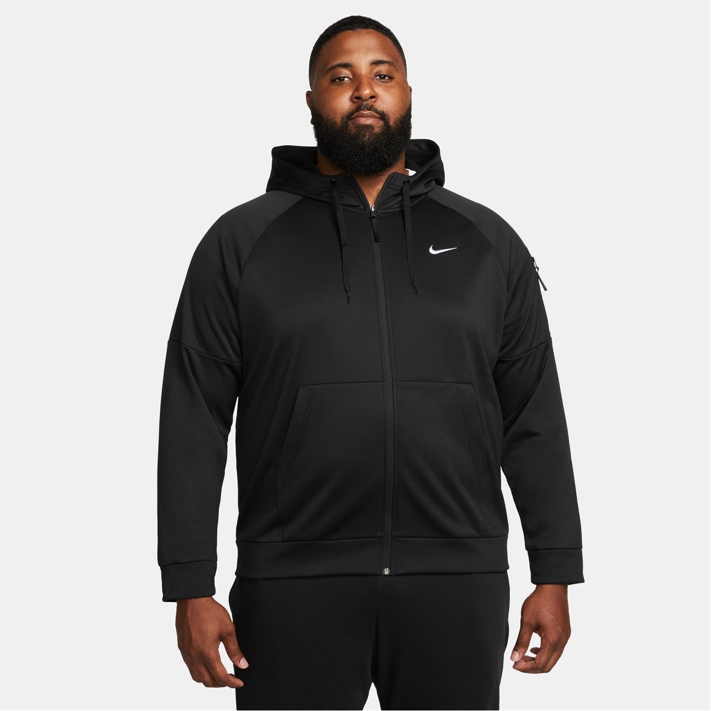 Mikina Nike Black 5023166 Dri-FIT Men's Full-Zip Training Hoodie - 6