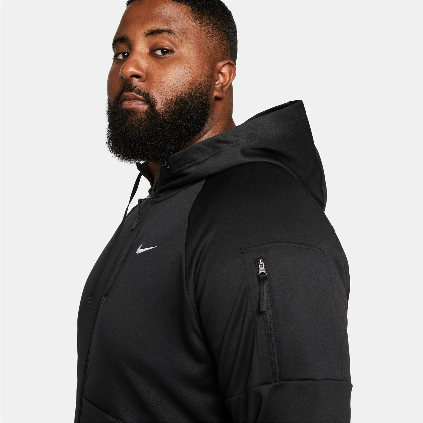 Mikina Nike Black 5023166 Dri-FIT Men's Full-Zip Training Hoodie - 9