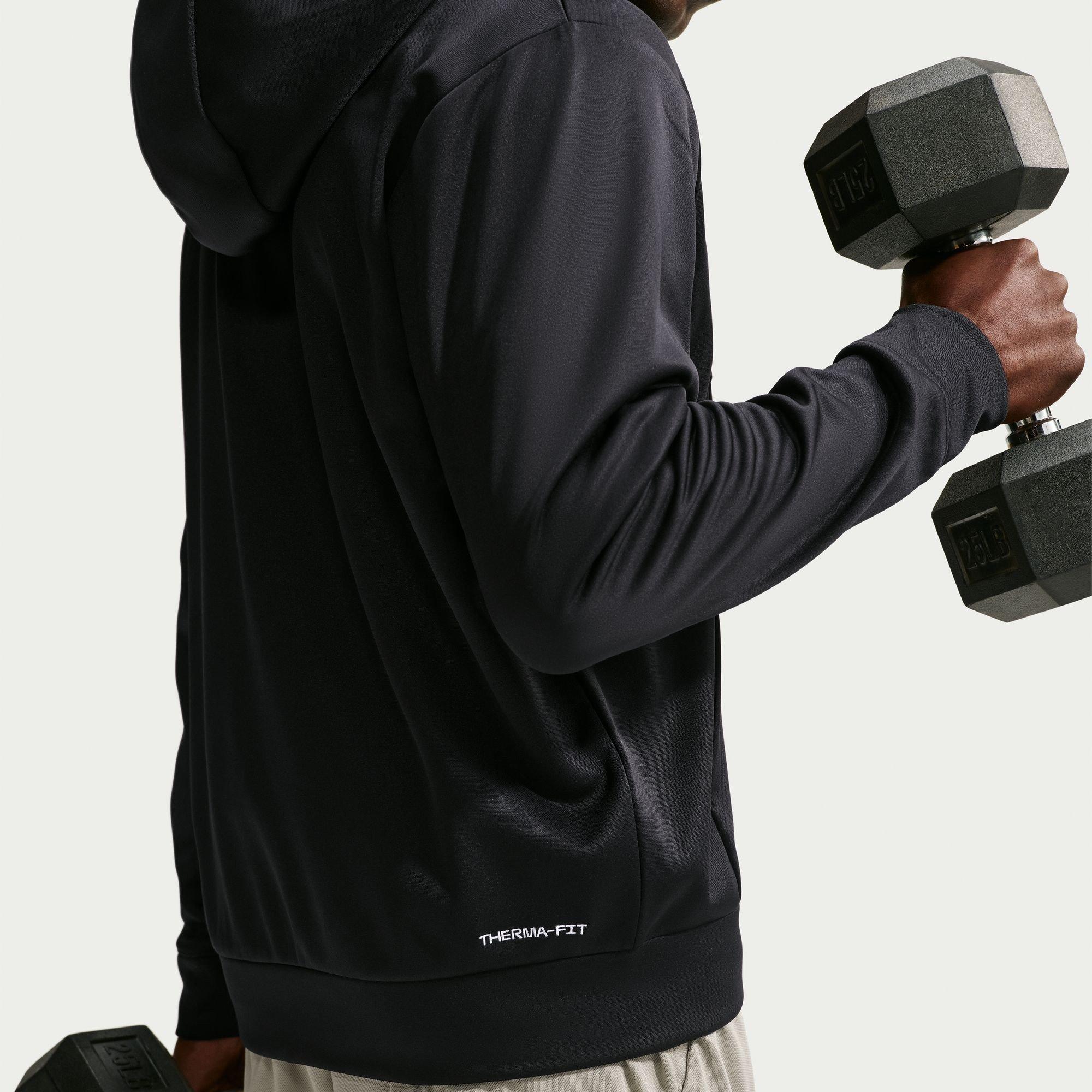 Mikina Nike Black 2796466 Dri-FIT Men's Full-Zip Training Hoodie - 1