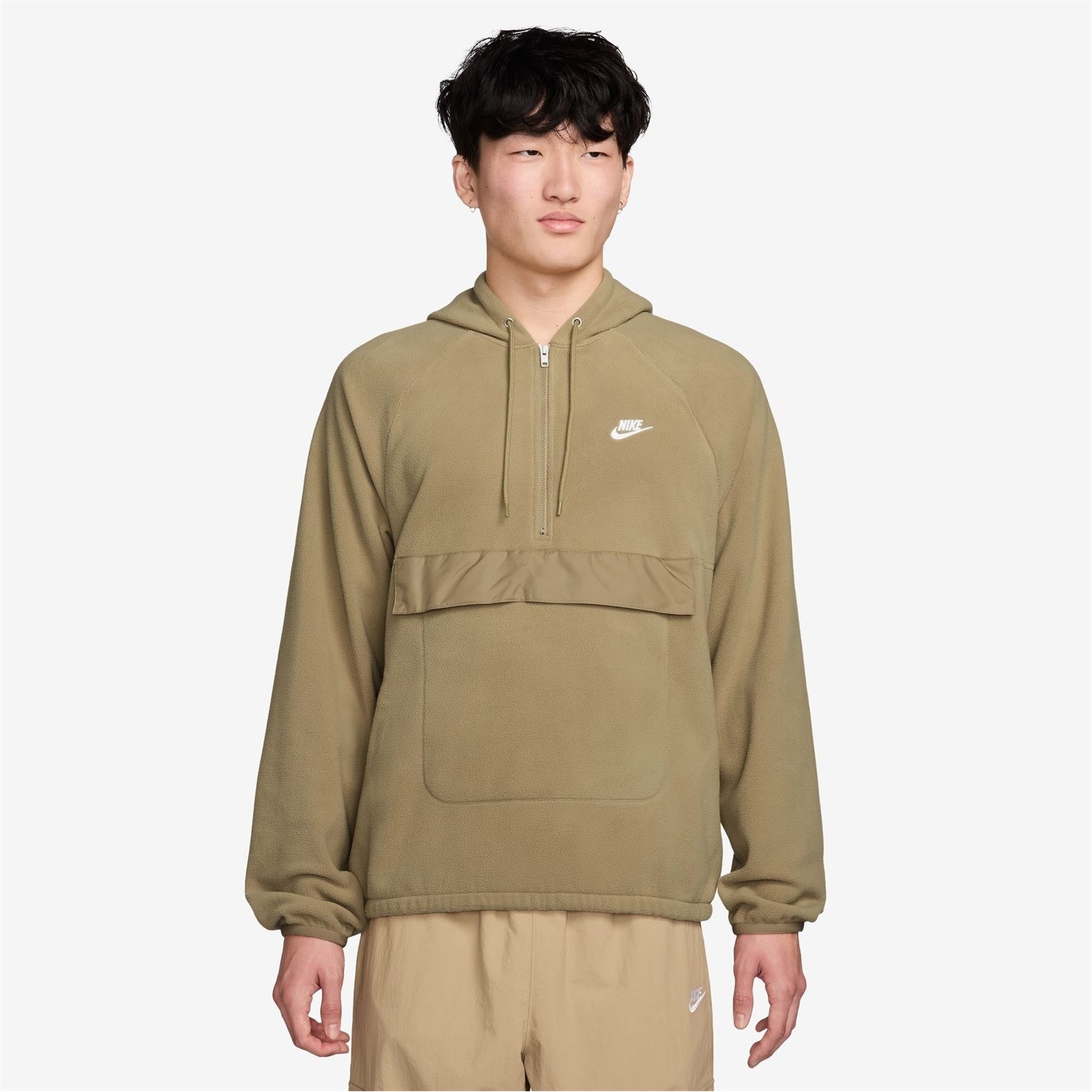 Mikina Nike Beige 8545528 Men's Winter Hoodie - 1