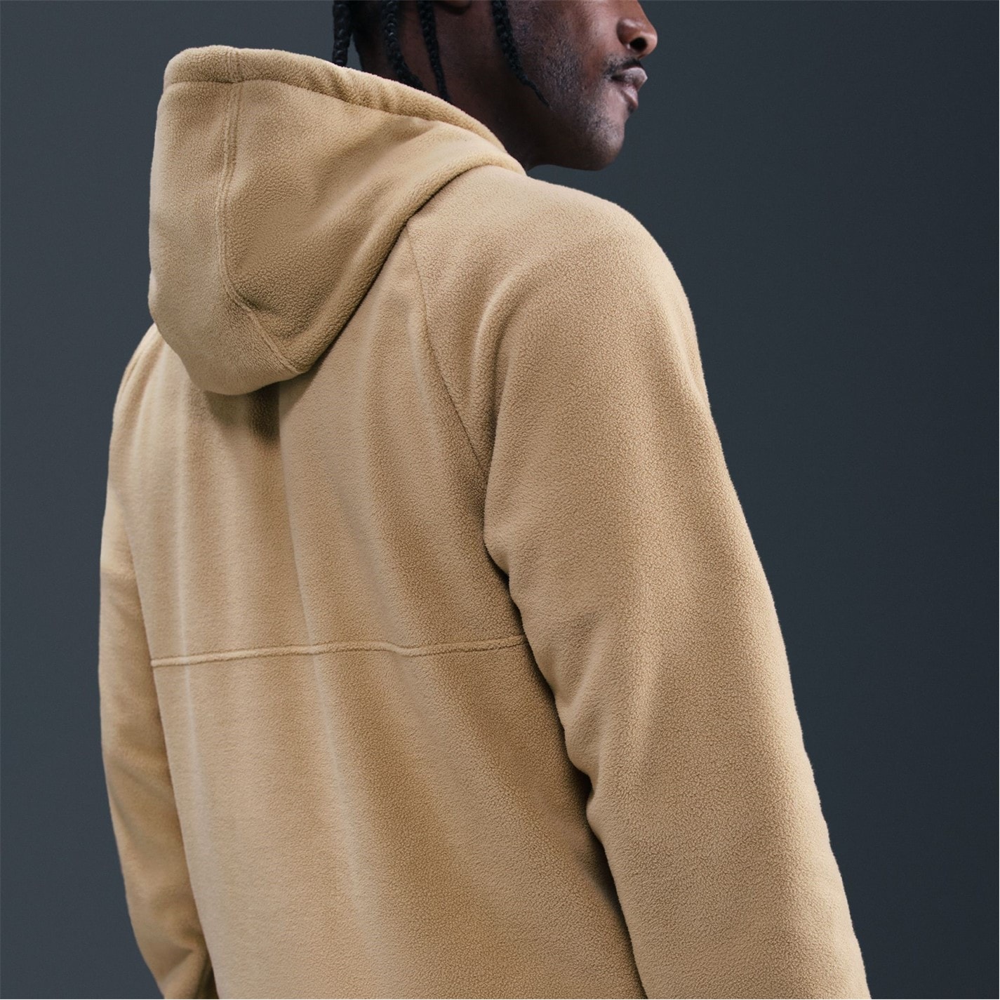 Mikina Nike Beige 8545528 Men's Winter Hoodie - 5