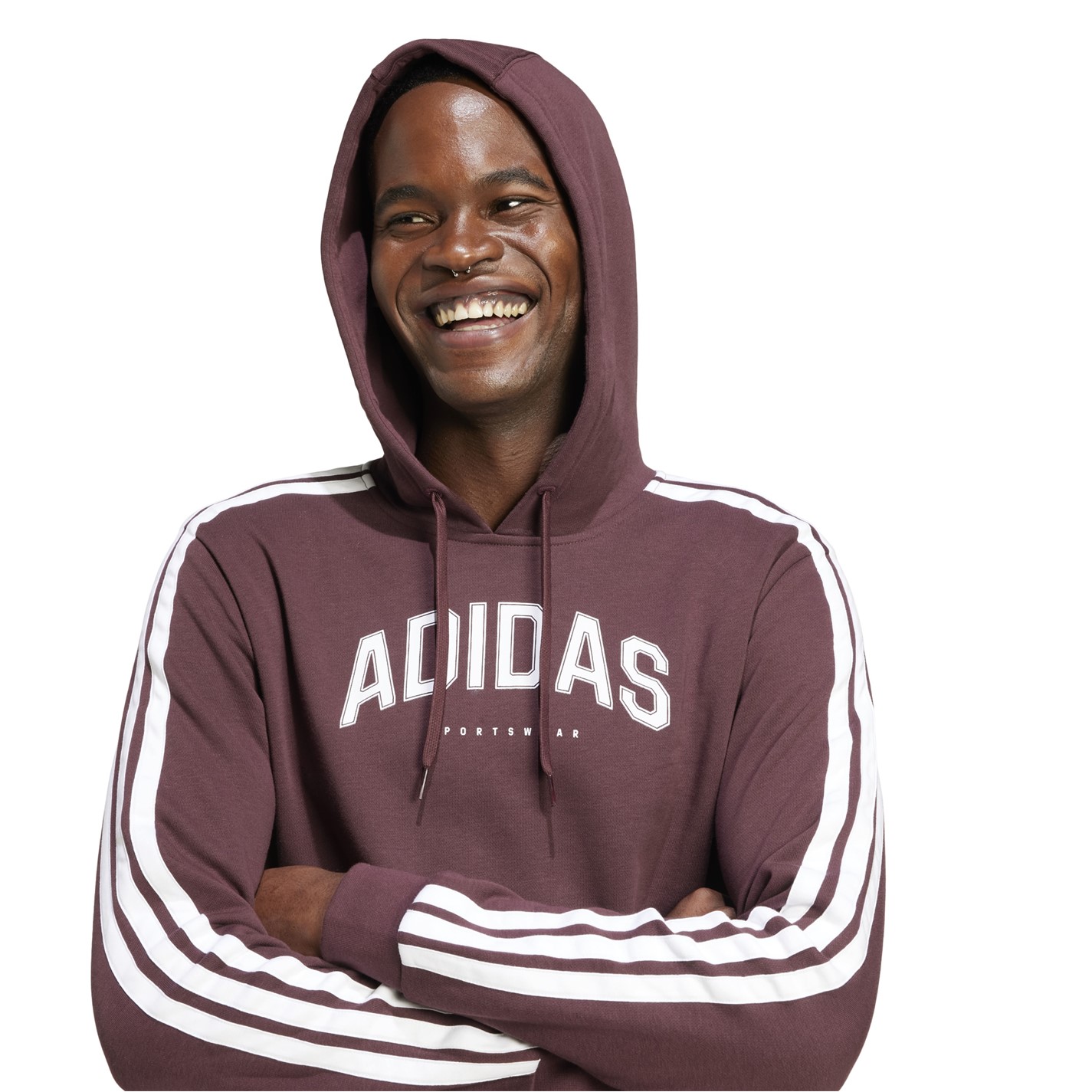 Mikina adidas Aurora Ruby 7771261 Men's Pull Over Hoodie - 4