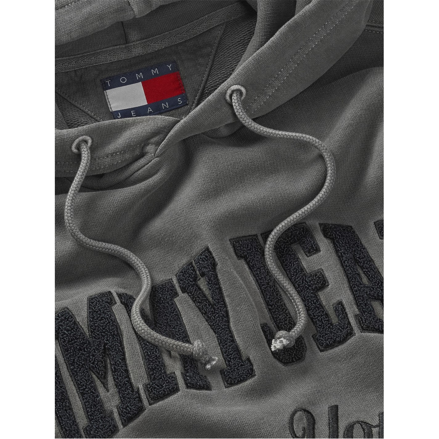 Mikina Tommy Jeans Black 5312281 Men's RLX Vintage Varsity Pull Over Hoodie - 5