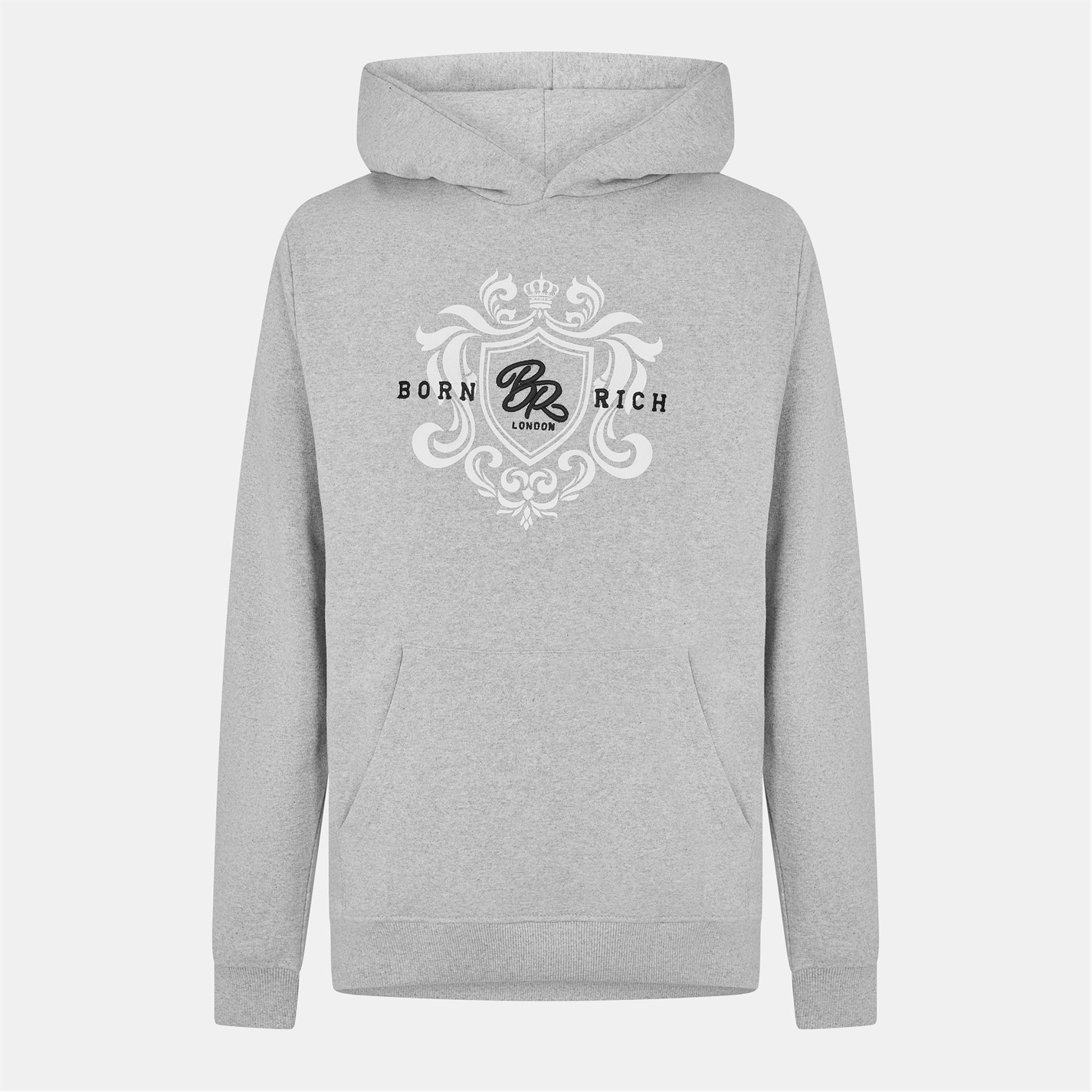 Mikina Born Rich Grey 4520811 BornRich Jairo Hoody Mens - 1