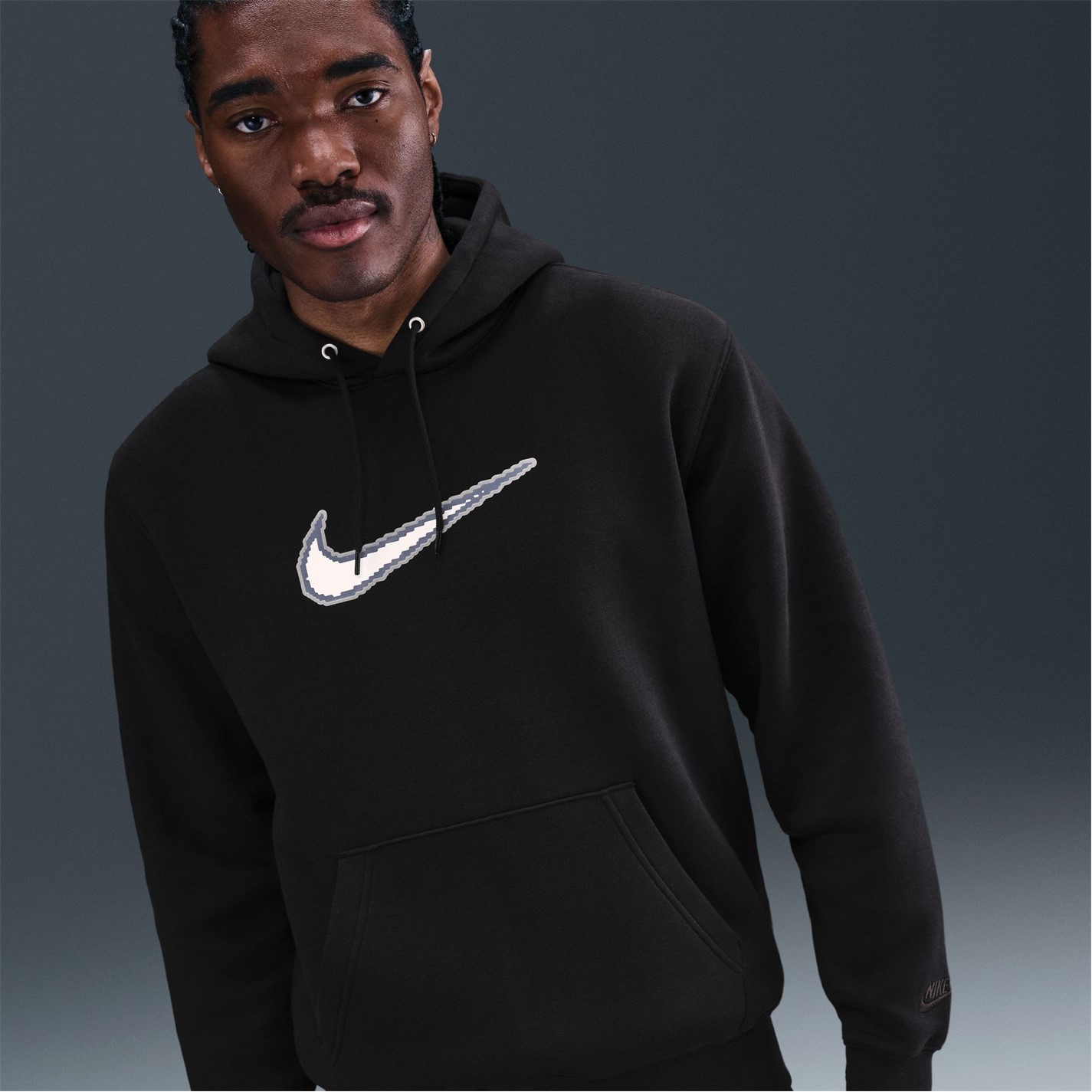 Mikina Under Armour Black 2168087 Men's Club Neo Varsity Over the Head Hoodie - 4