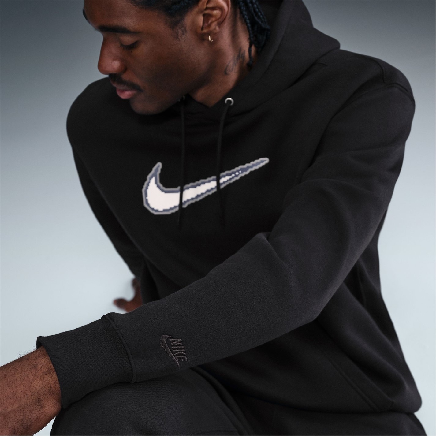 Mikina Under Armour Black 2168087 Men's Club Neo Varsity Over the Head Hoodie - 6