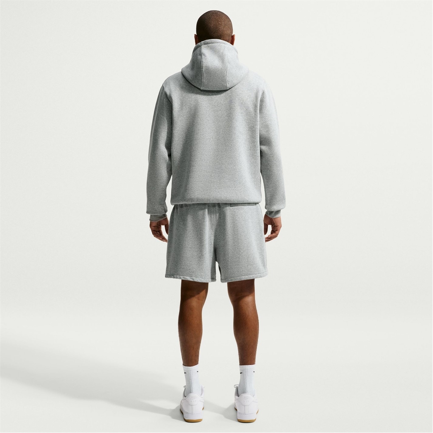 Mikina Nike Dk Grey Heather 3363657 Men's Club Neo Varsity Hoodie - 5