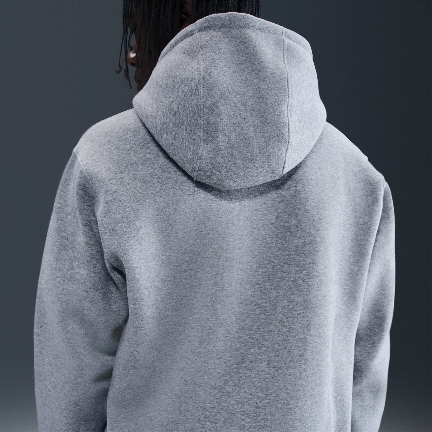 Mikina Nike Dk Grey Heather 3363657 Men's Club Neo Varsity Hoodie - 9