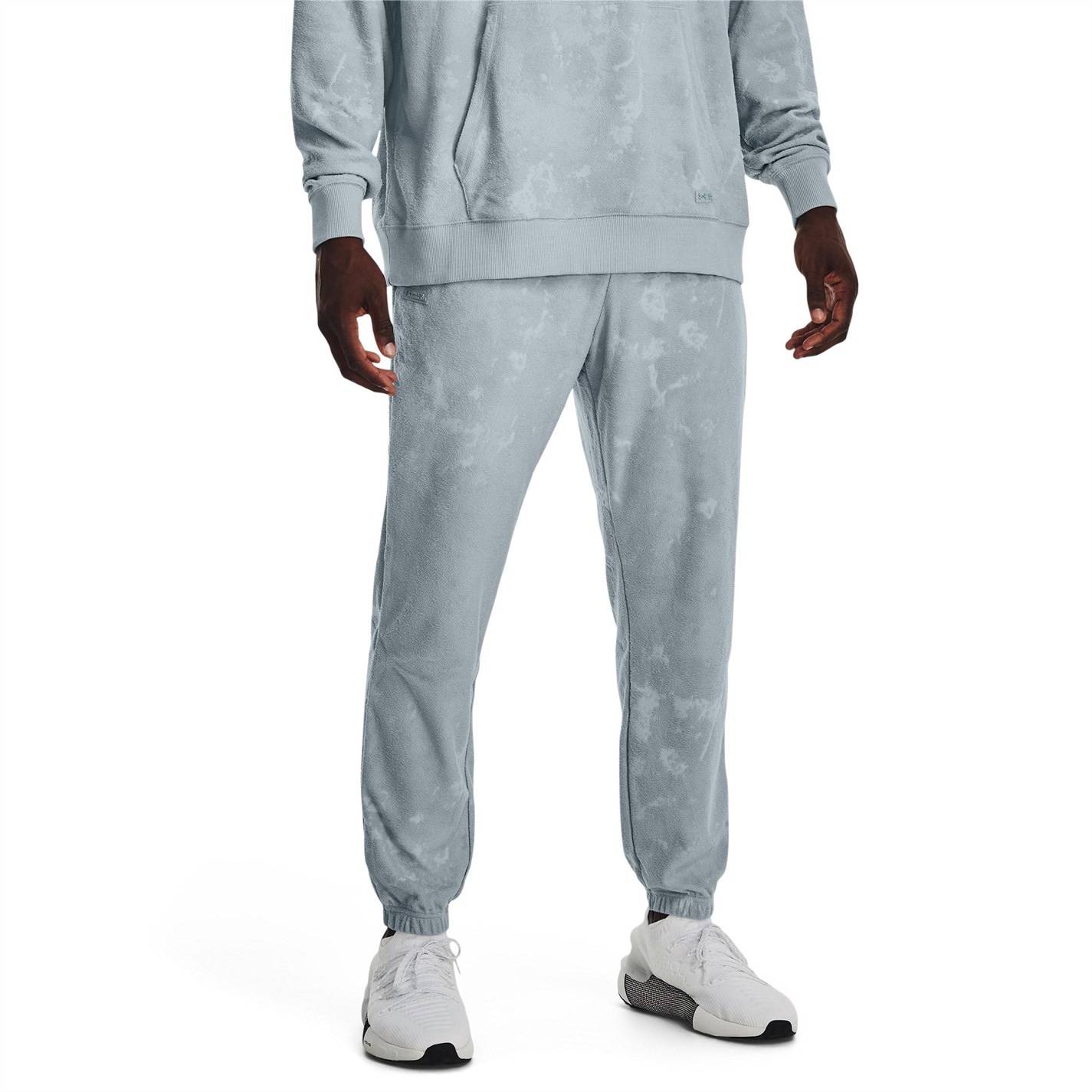 Tepláky Under Armour Blue 2516425 Men's Elevated Relaxed Wash Overhead Hoodie - 2