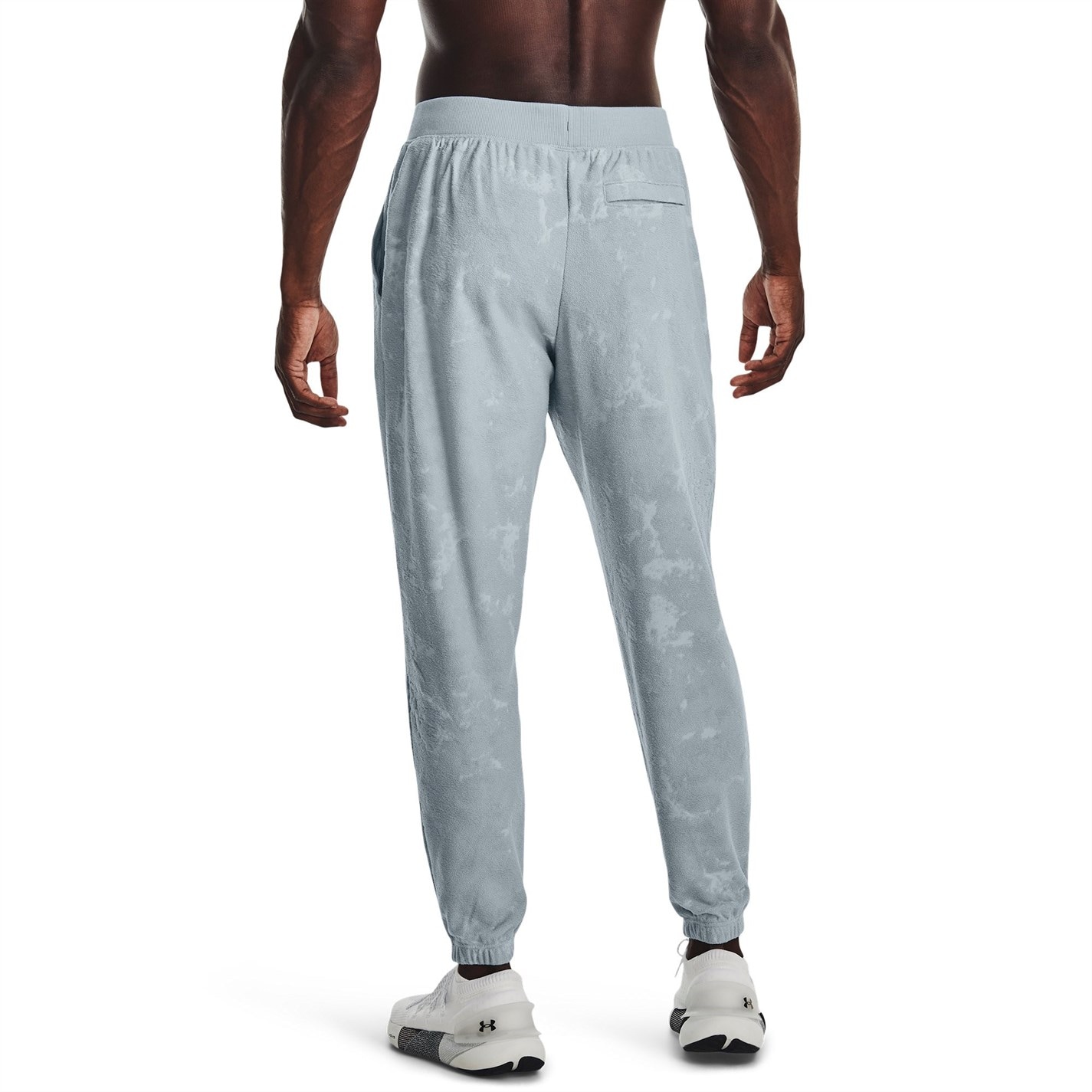 Tepláky Under Armour Blue 2516425 Men's Elevated Relaxed Wash Overhead Hoodie - 3