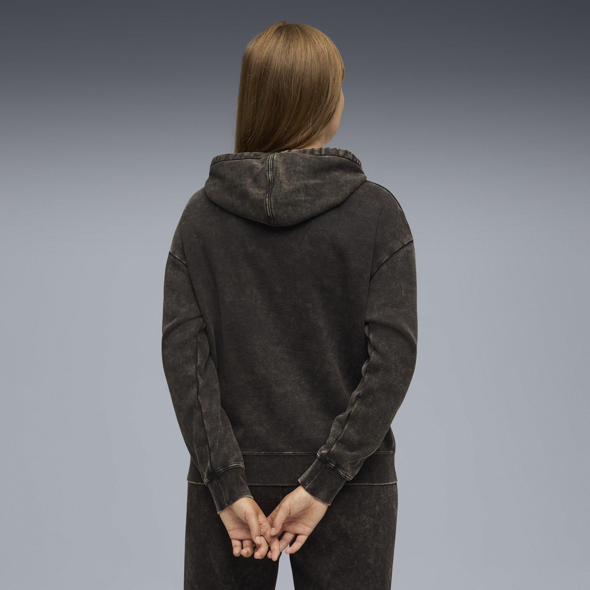 Mikina Puma Black 831552 Men's Elevated Relaxed Wash Overhead Hoodie - 3