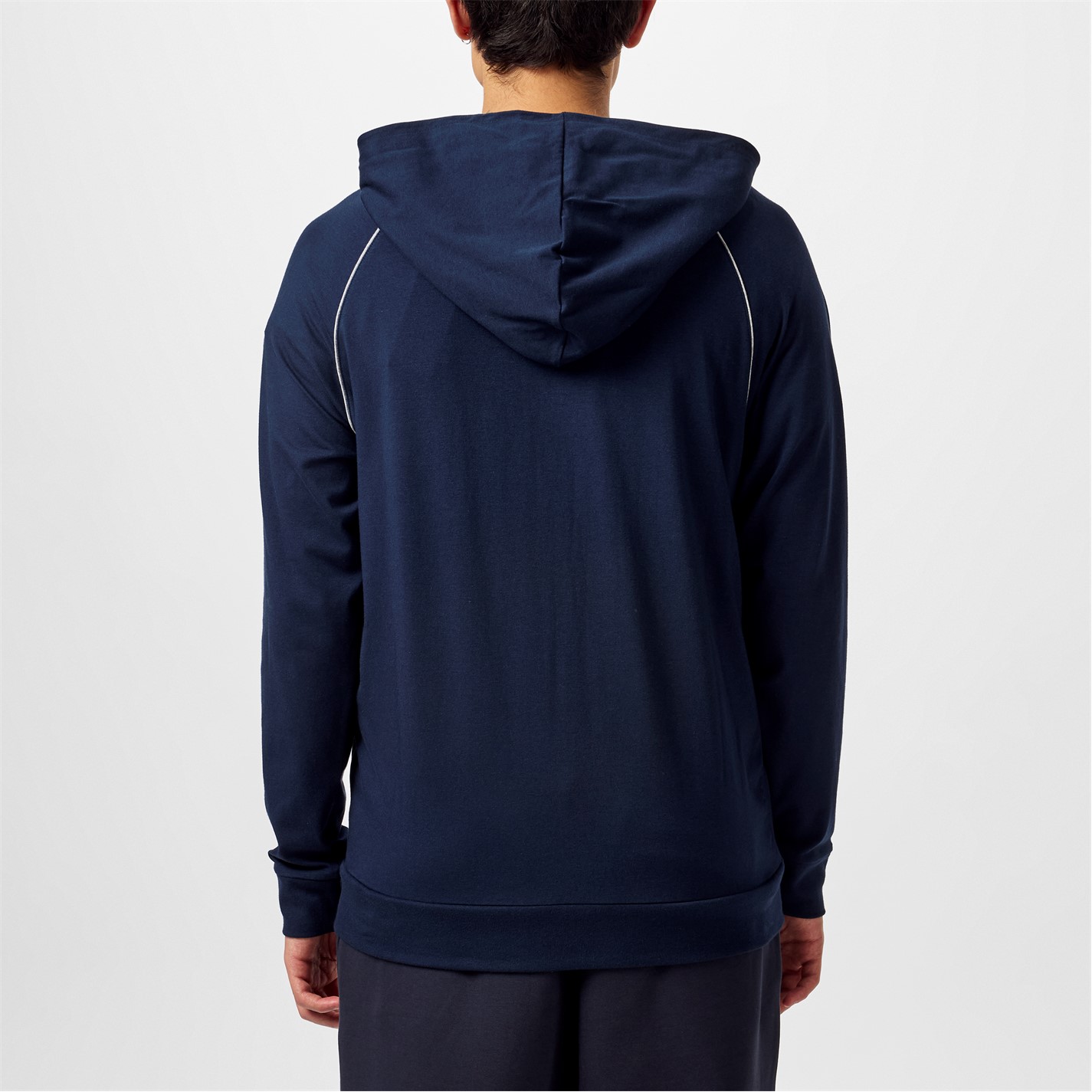 Mikina Boss Dark Blue 403 2301924 Mens BOSS Mix & Match Zipped Hoodie - Full-Zip Closure - 3
