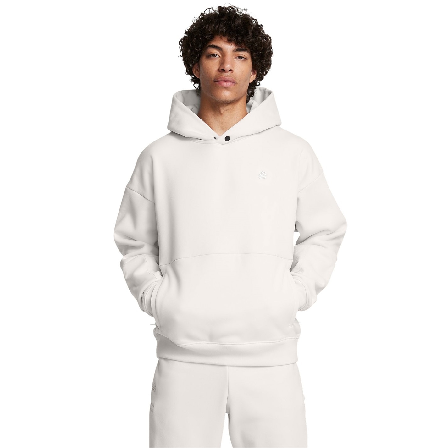 Mikina Under Armour Triple White 2081796 Curry DNA OTH Hoodie Adults - 2