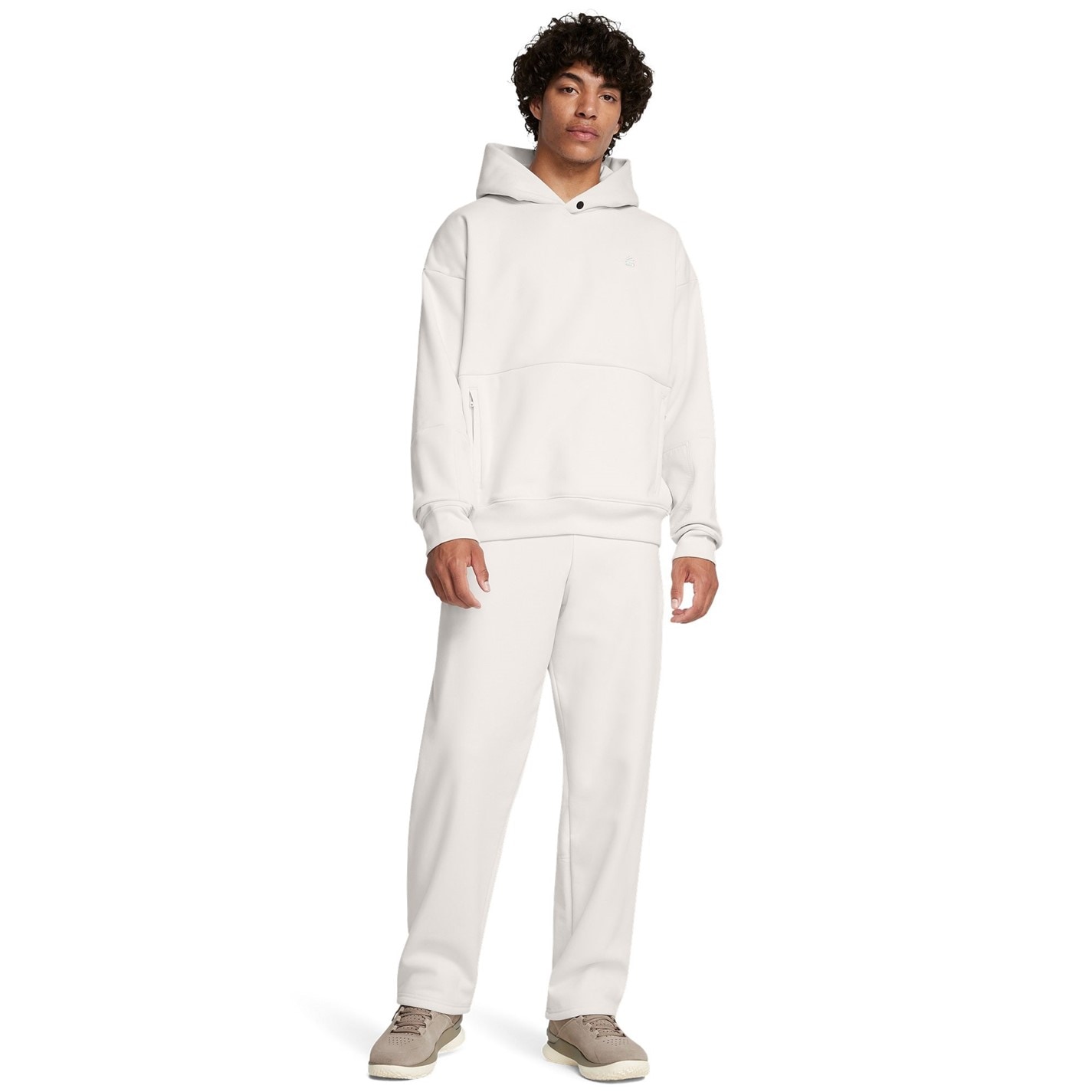 Mikina Under Armour Triple White 2081796 Curry DNA OTH Hoodie Adults - 4