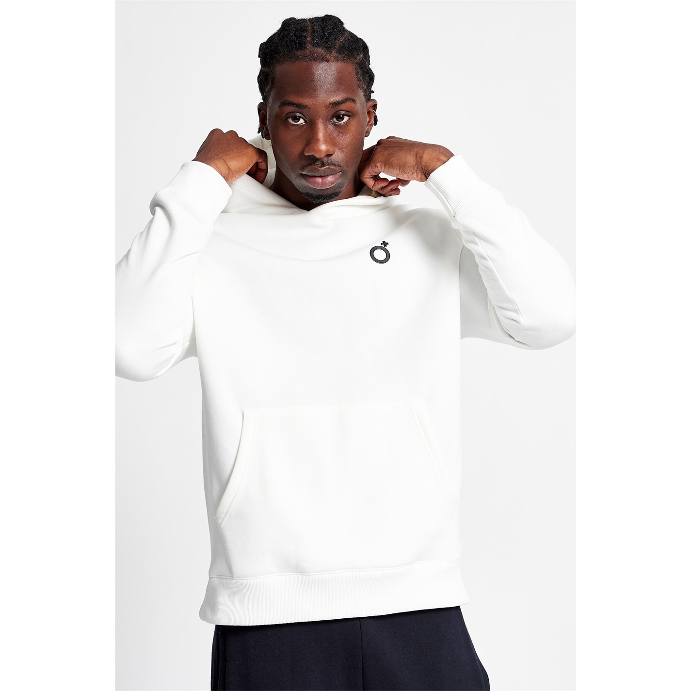 Mikina Blood Brother Bright White 2629465 Men's Core Hoodie - 1
