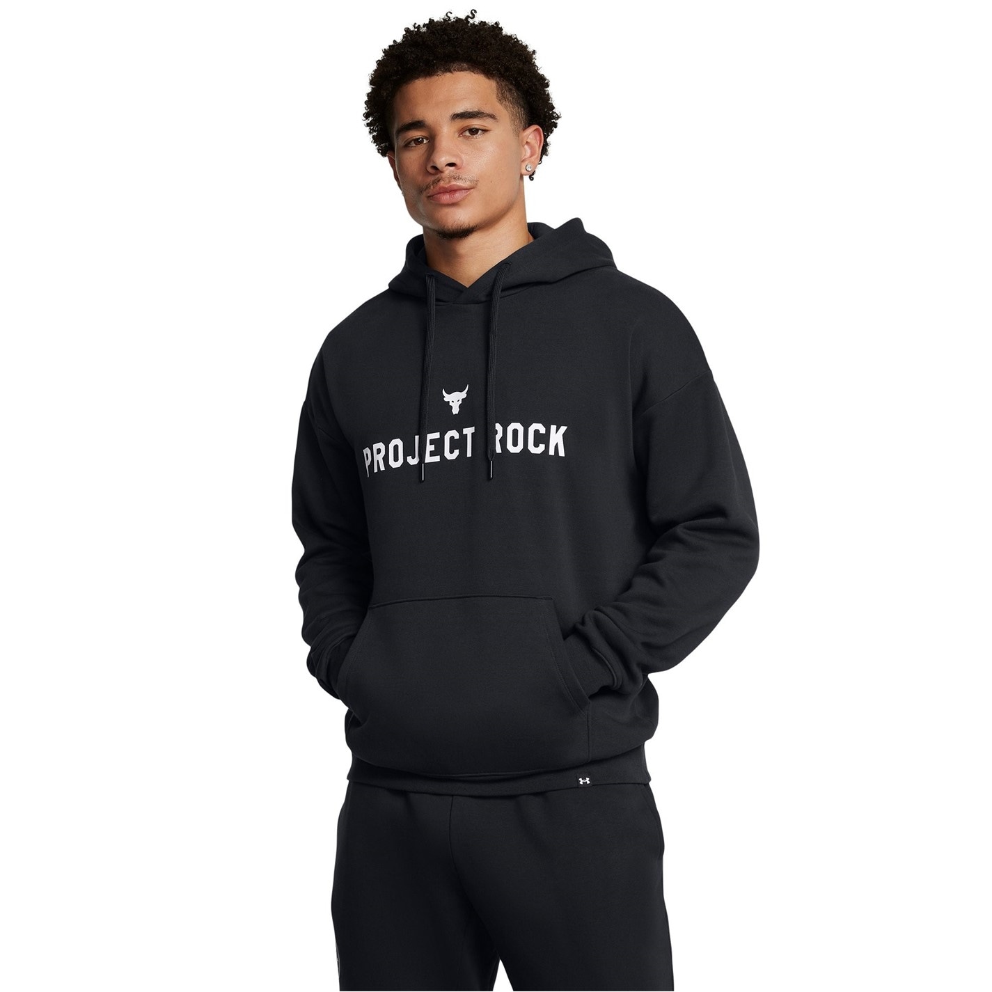 Mikina Under Armour Black 5760654 Men's Icon Hoodie - 2