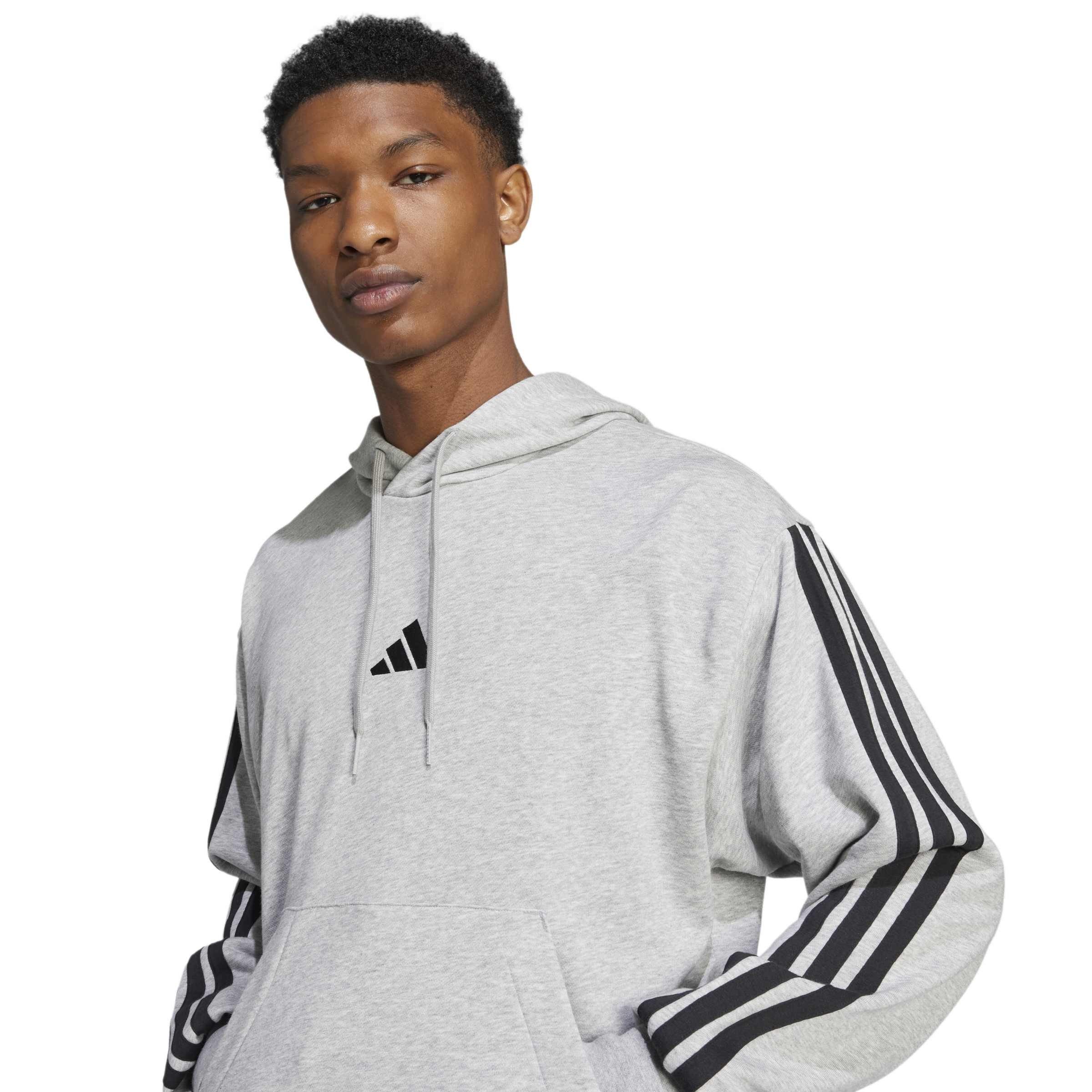 Mikina adidas Medium Grey Hea 5191332 Men's Over The Head Hoodie - 3