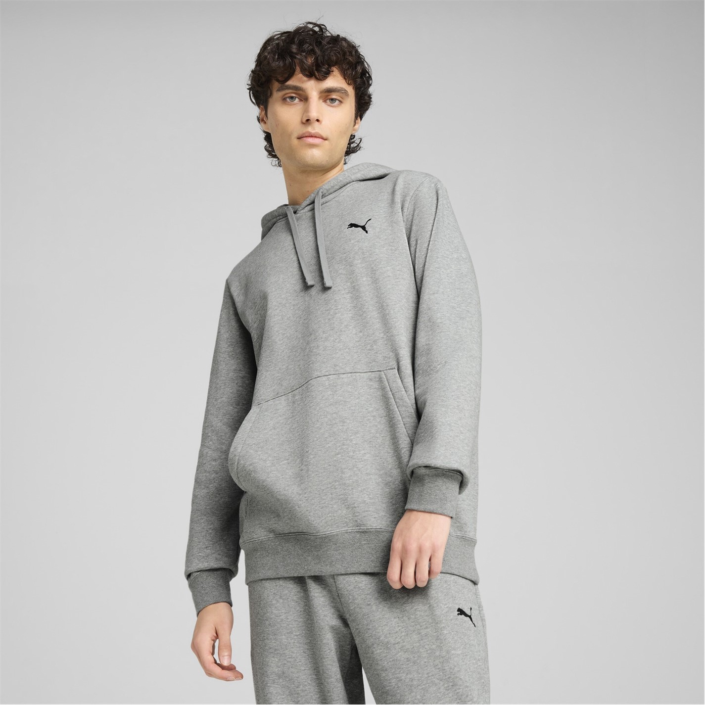 Mikina Puma Med Gry Heat 7198686 Men's Overhead Hoodie - 3