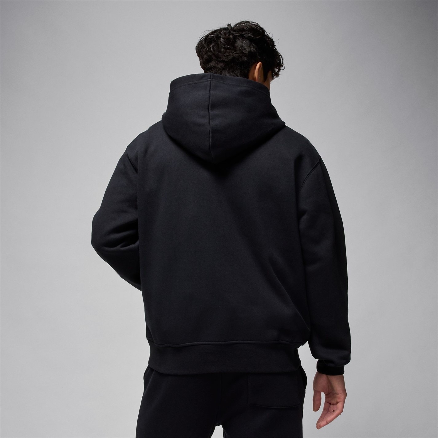 Mikina Nike Black 579342 Men's Jumpman Fleece Overhead Hoodie - 2