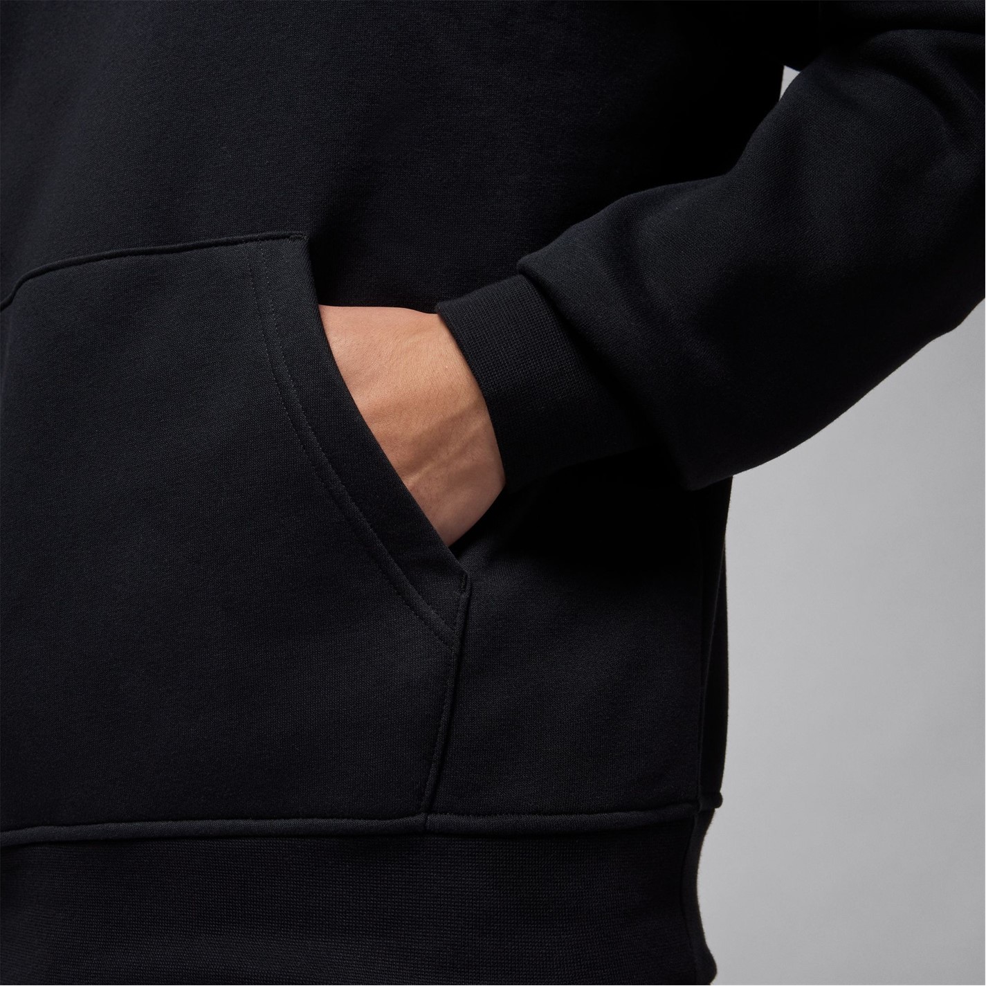 Mikina Nike Black 579342 Men's Jumpman Fleece Overhead Hoodie - 4