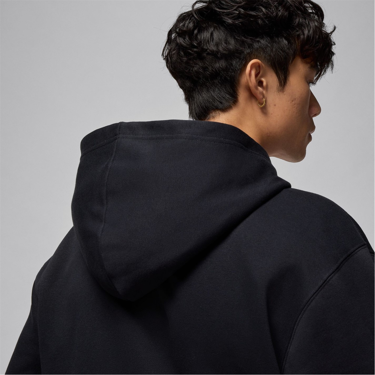 Mikina Nike Black 579342 Men's Jumpman Fleece Overhead Hoodie - 5