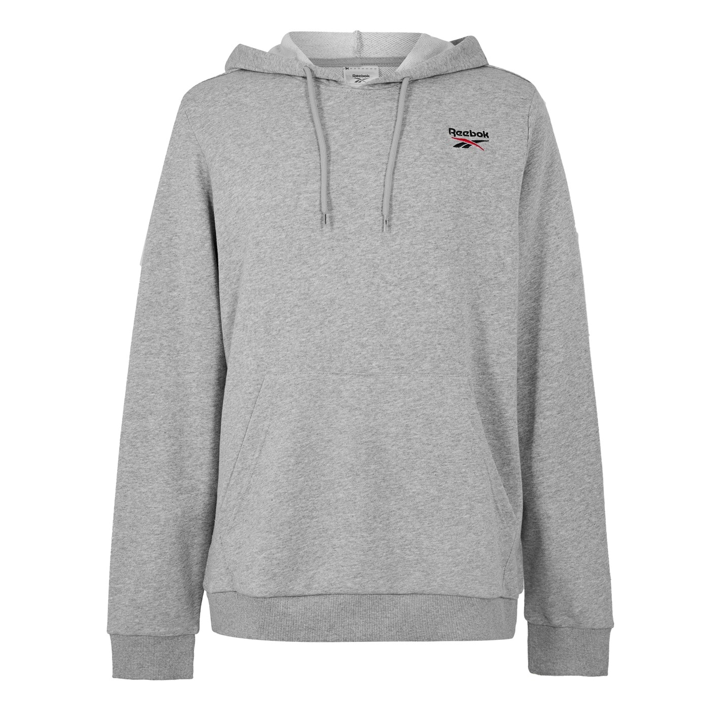 Mikina Reebok Medium Grey 6089295 Men's Identity Small Logo Overhead Hoodie - 1